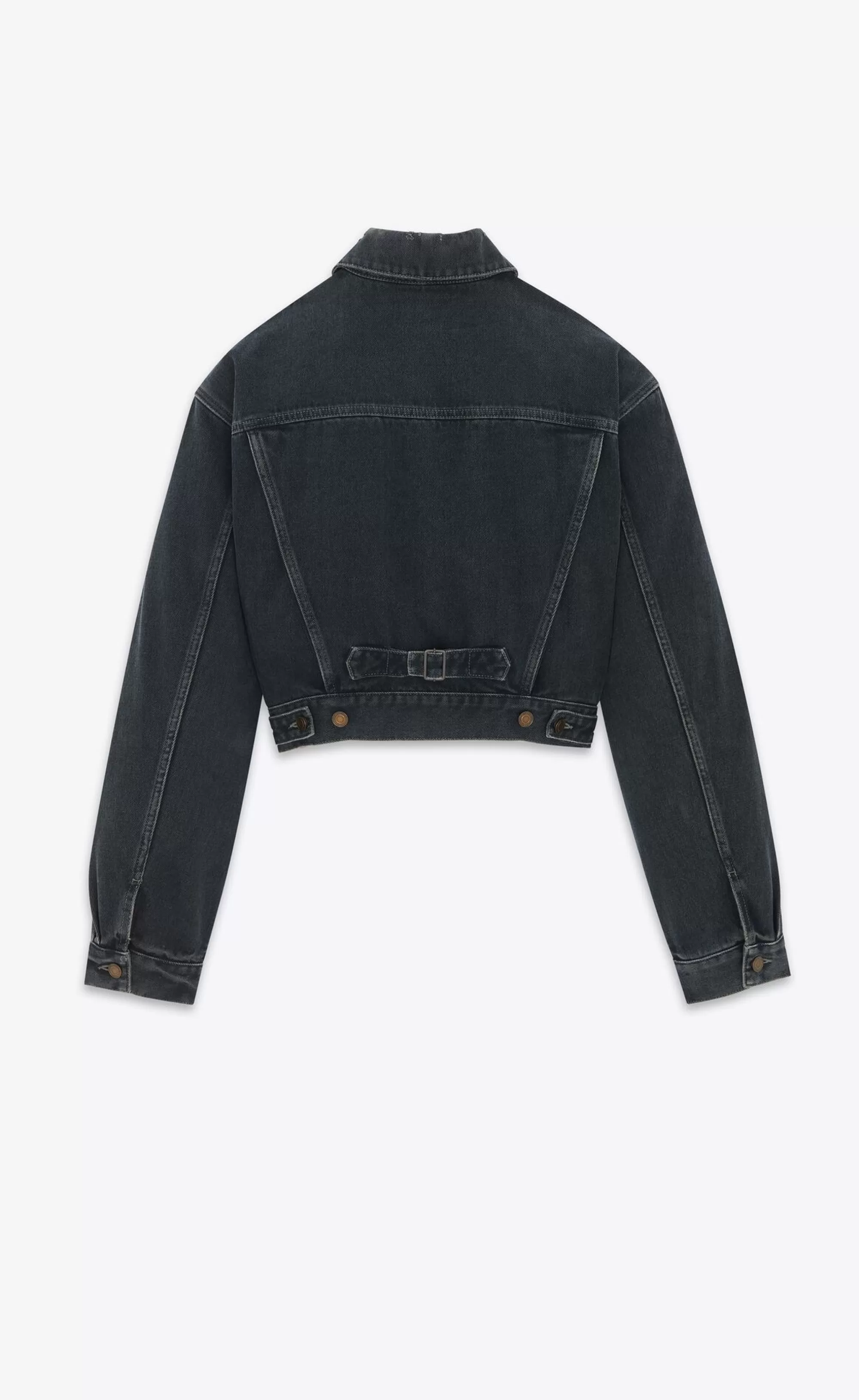 Women Saint Laurent Denim^80's Jacket In Denim | | YSL.com