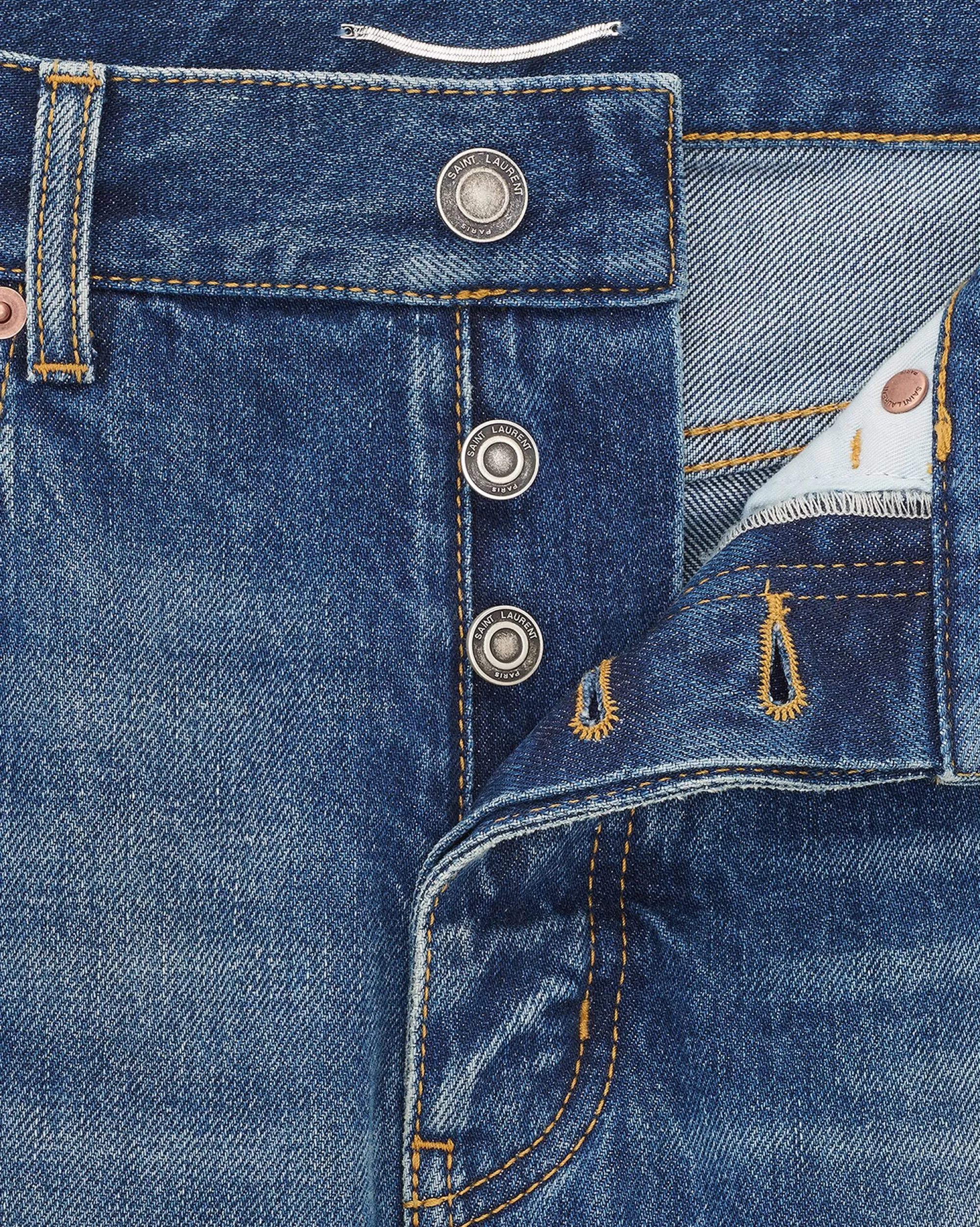 Saint Laurent ALL READY TO WEAR | DENIM^Baggy Jeans In Denim | | YSL.com