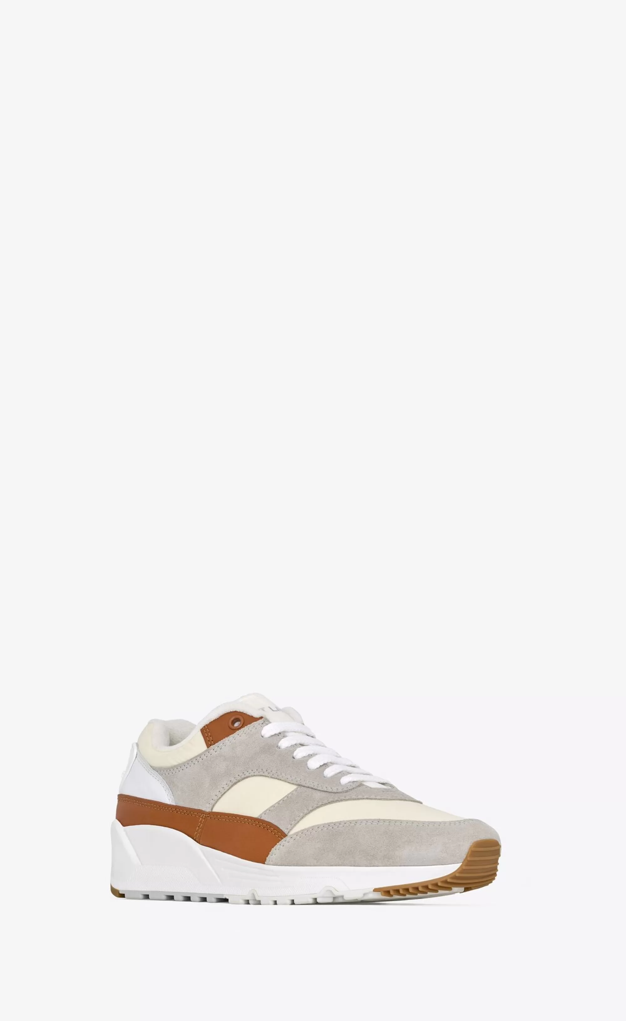 Saint Laurent NEW ARRIVALS | SNEAKERS^BUMP Sneakers In Nylon, Suede And Leather | | YSL.com