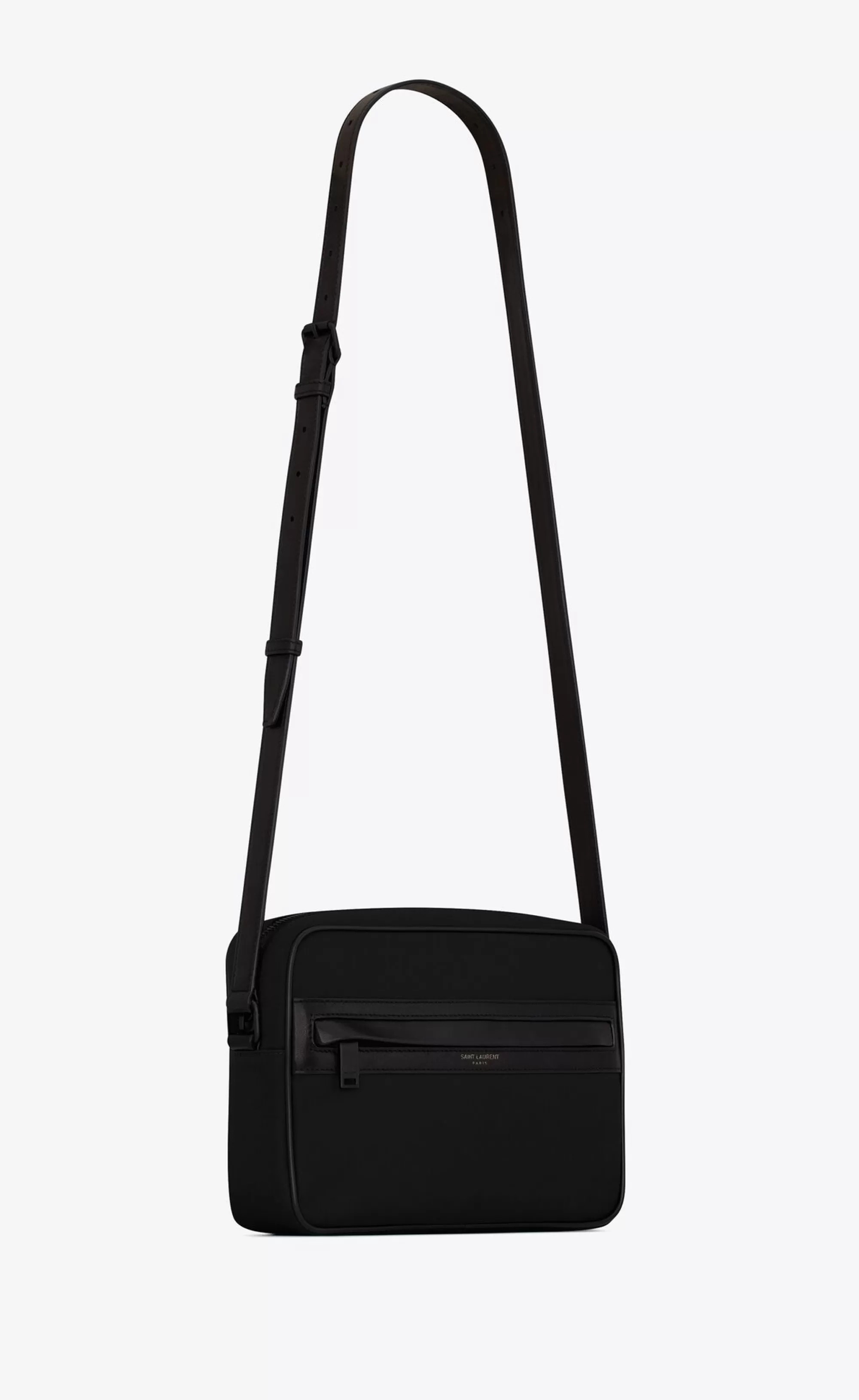 Saint Laurent MESSENGERS^Camp Camera Bag In ECONYL® And Lambskin | | YSL.com
