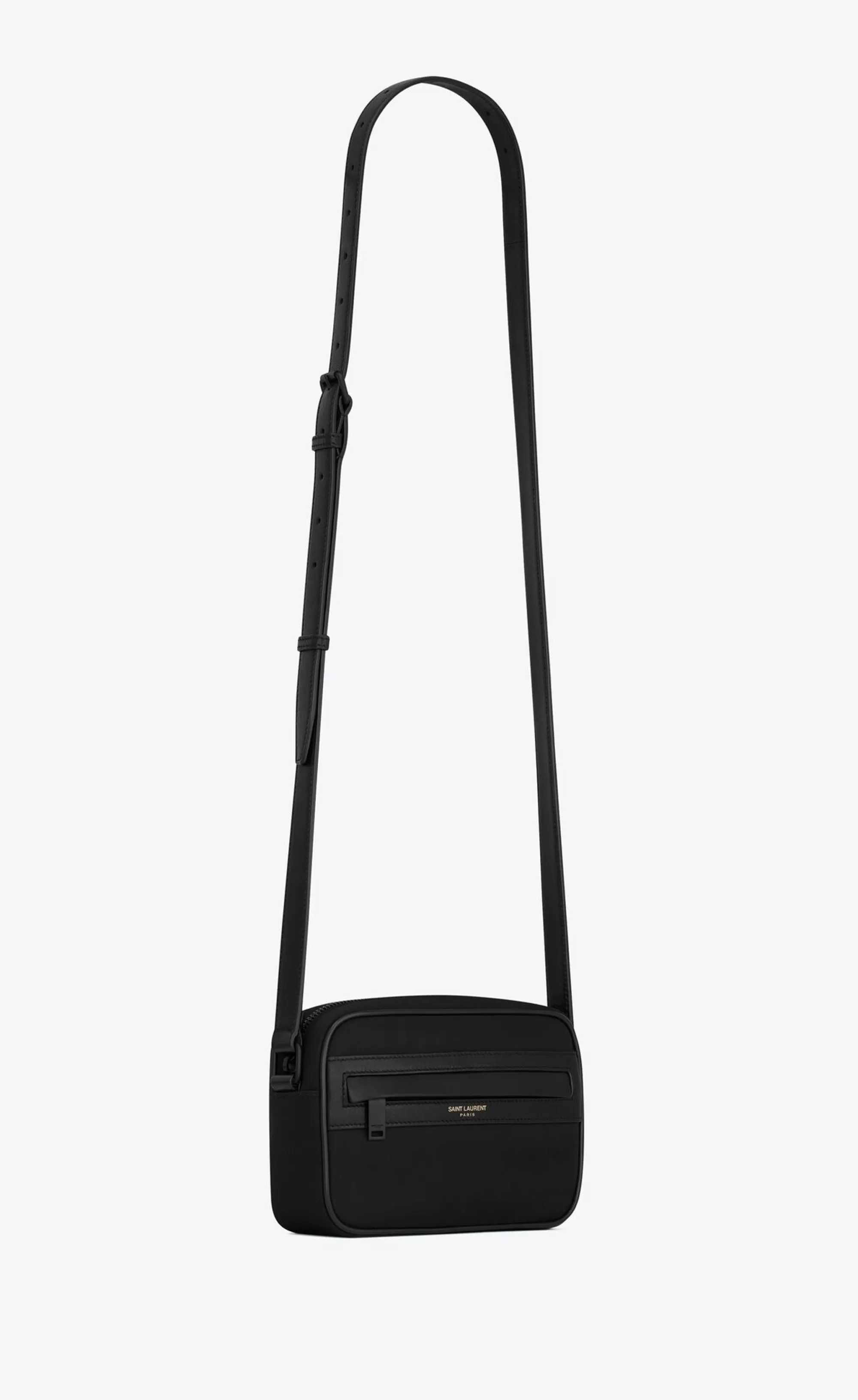Saint Laurent MESSENGERS^CAMP SMALL CAMERA BAG IN ECONYL® AND LAMBSKIN | | YSL.com