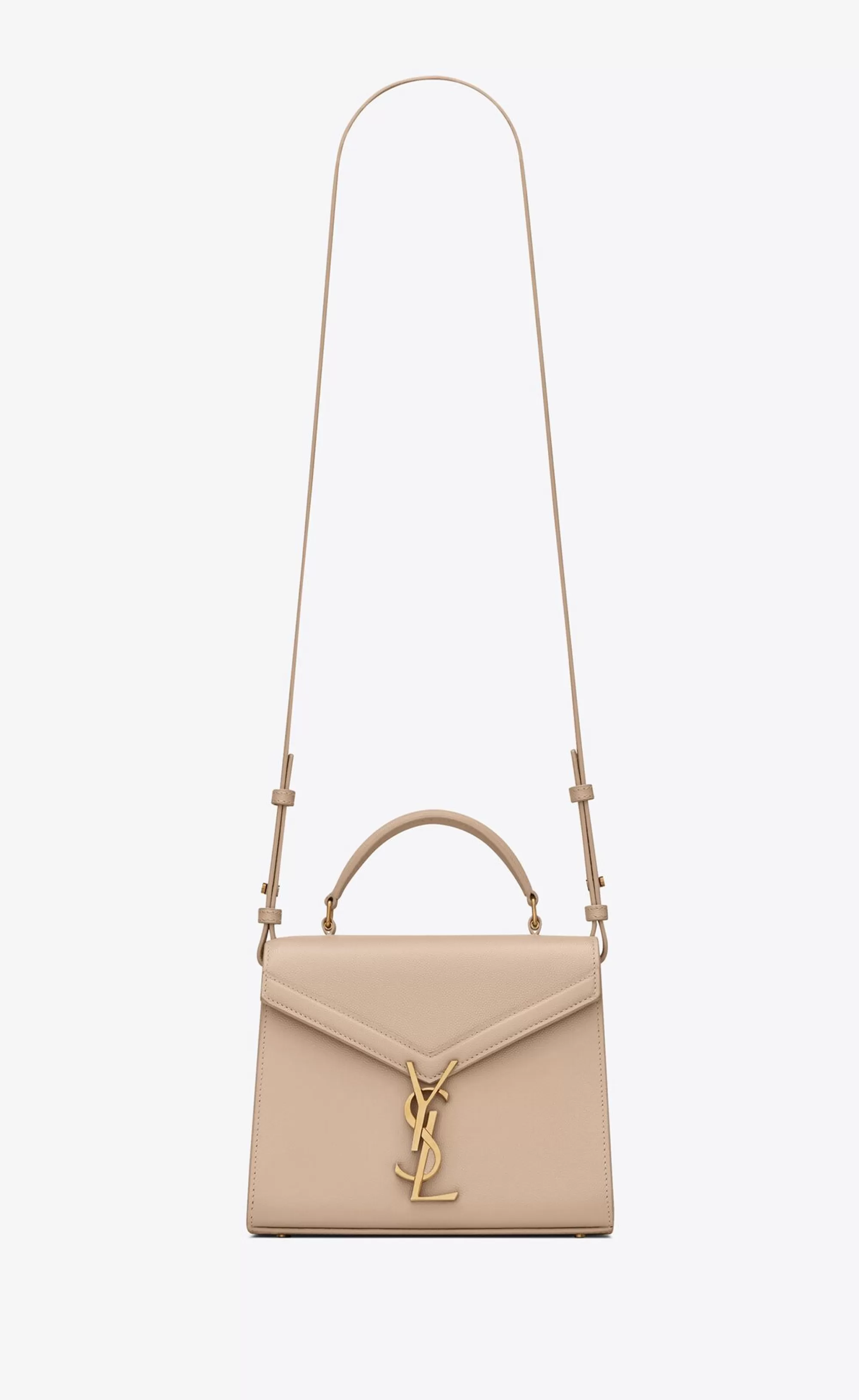 Women Saint Laurent TOP HANDLES^CASSANDRA Mini Top Handle Bag In Grain De Poudre Embossed Leather | | YSL.com