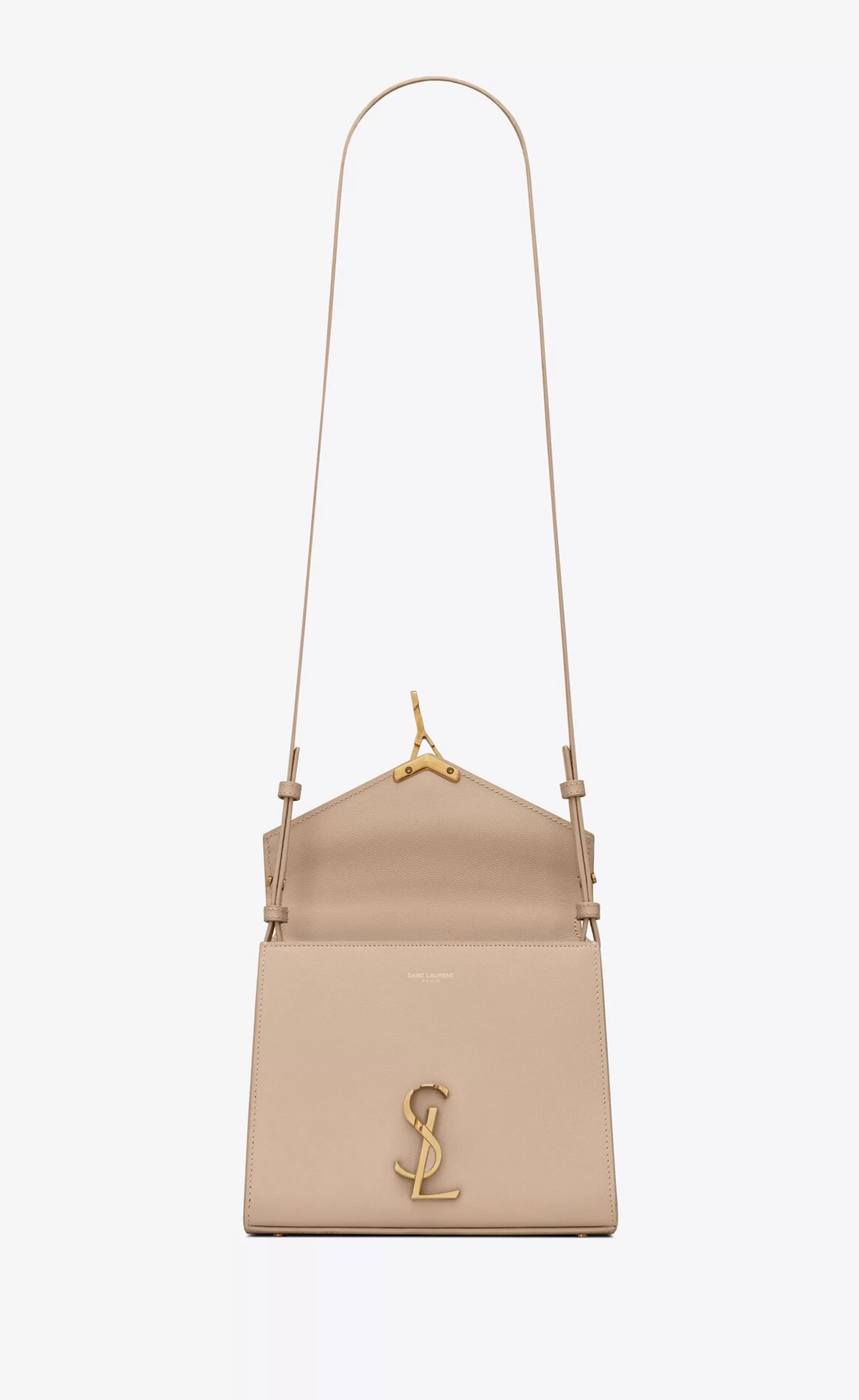 Women Saint Laurent TOP HANDLES^CASSANDRA Mini Top Handle Bag In Grain De Poudre Embossed Leather | | YSL.com