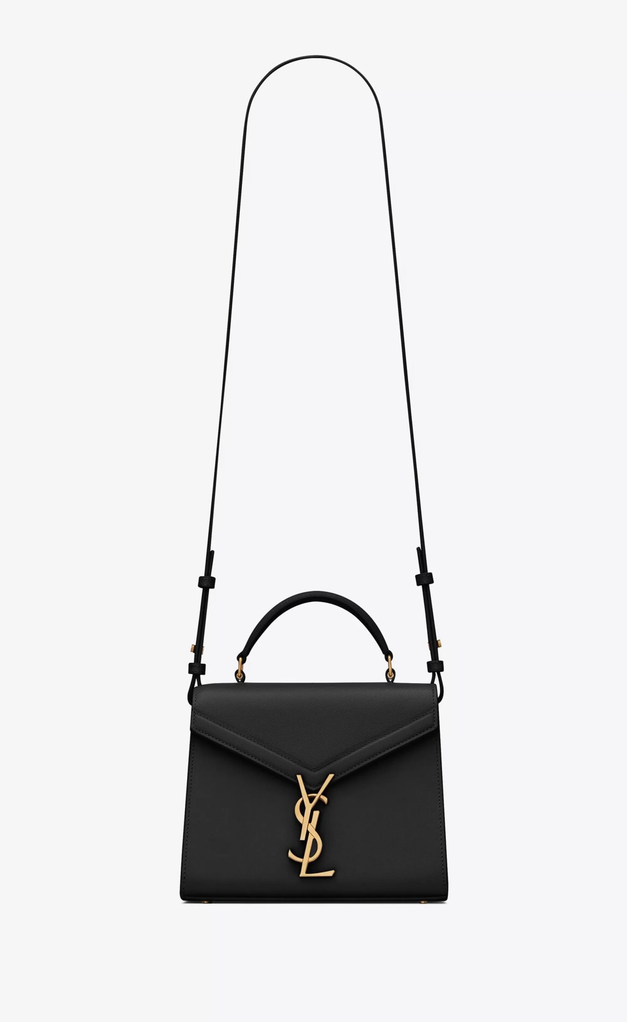 Women Saint Laurent TOP HANDLES^CASSANDRA Mini Top Handle Bag In Grain De Poudre Embossed Leather | | YSL.com