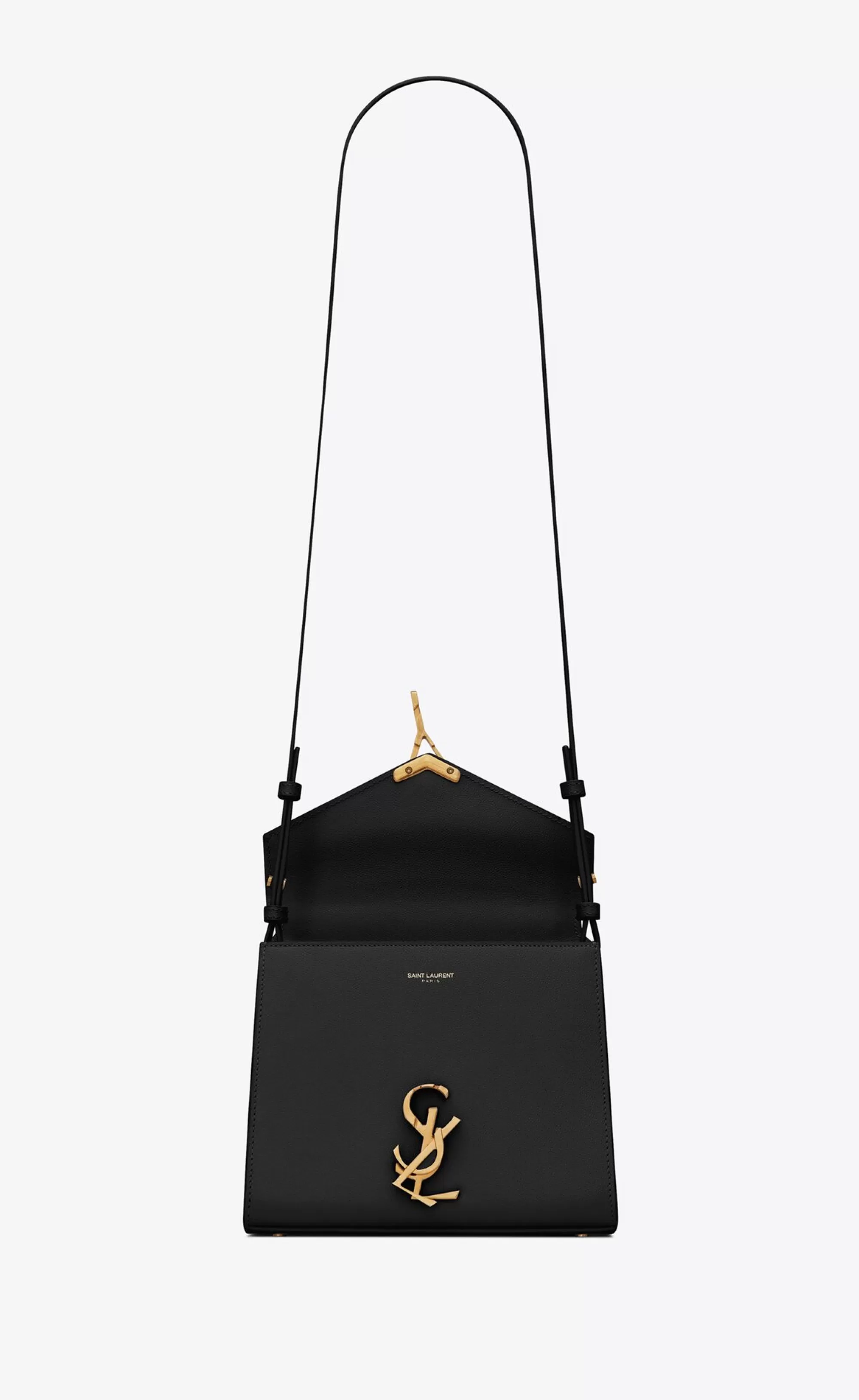 Women Saint Laurent TOP HANDLES^CASSANDRA Mini Top Handle Bag In Grain De Poudre Embossed Leather | | YSL.com