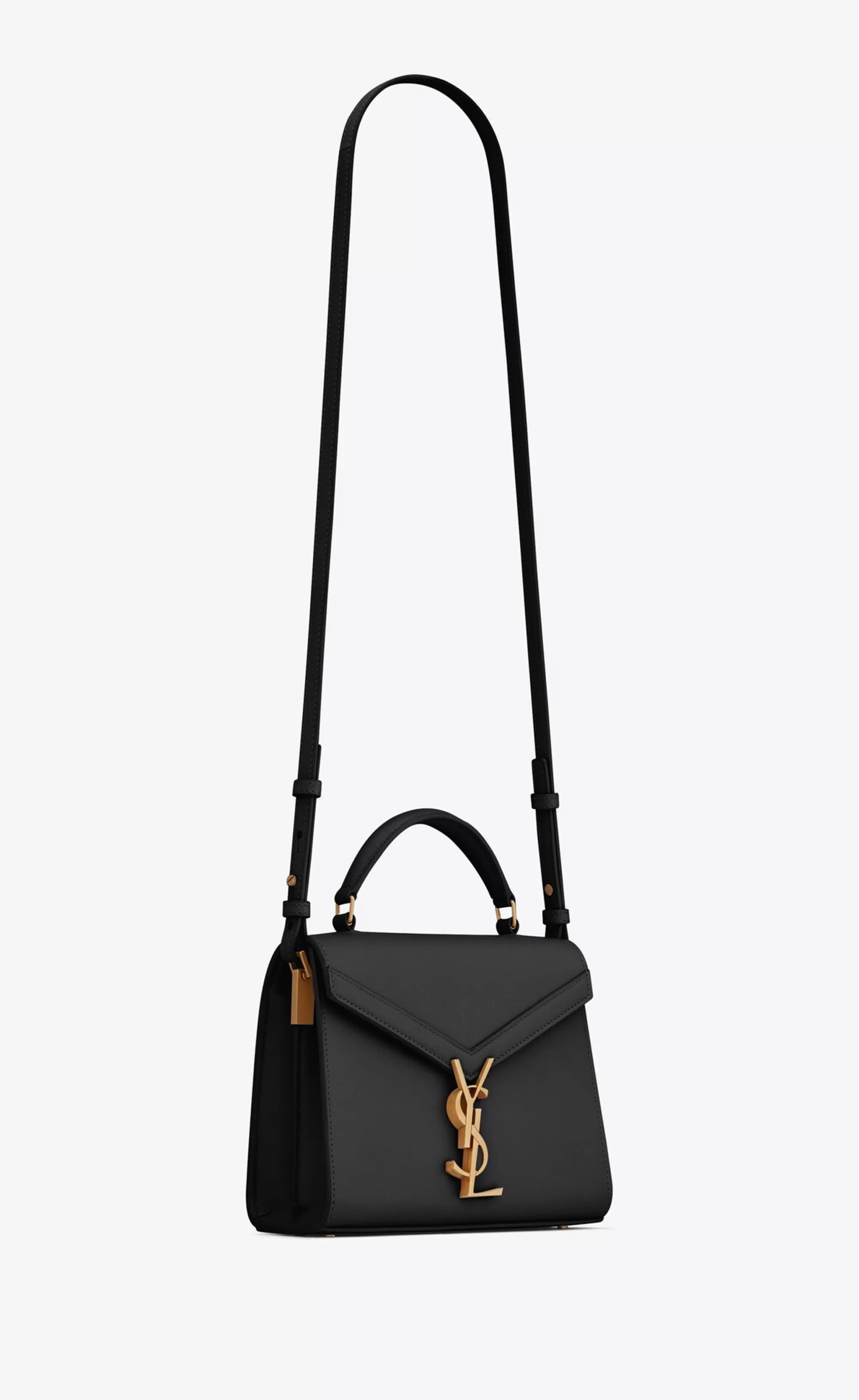 Women Saint Laurent TOP HANDLES^CASSANDRA Mini Top Handle Bag In Grain De Poudre Embossed Leather | | YSL.com