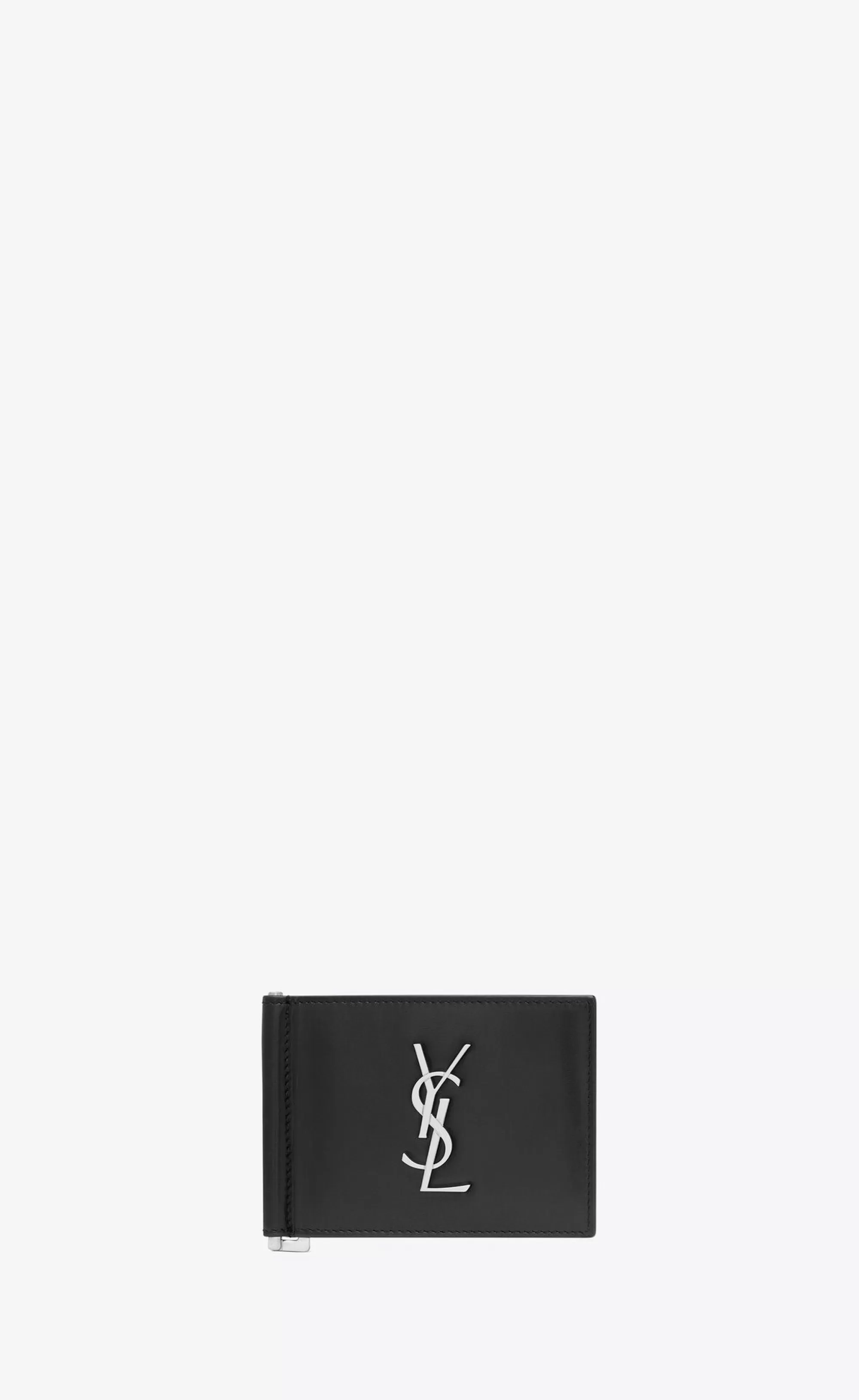 Saint Laurent WALLETS^CASSANDRE Bill Clip Wallet In Smooth Leather | | YSL.com