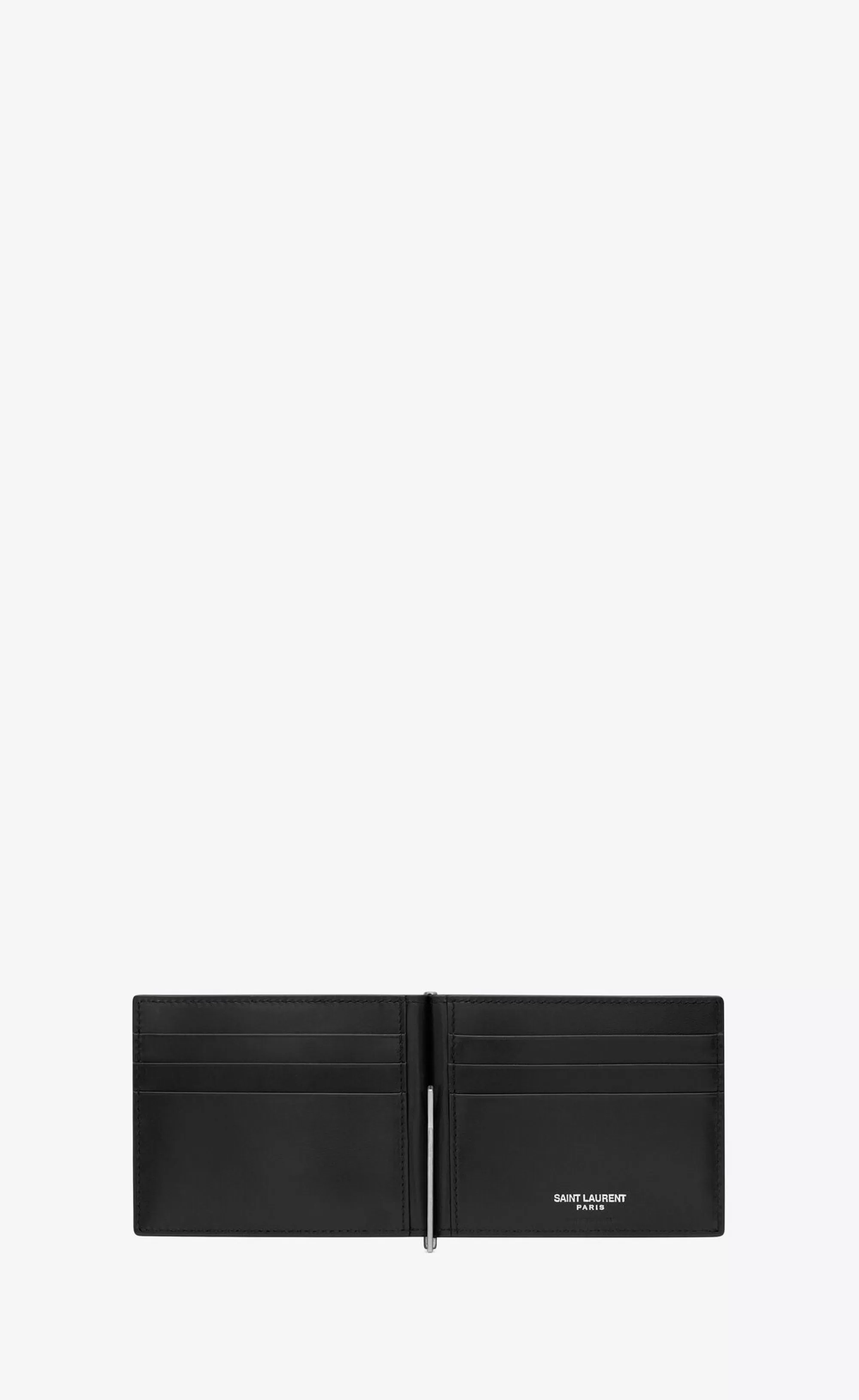 Saint Laurent WALLETS^CASSANDRE Bill Clip Wallet In Smooth Leather | | YSL.com