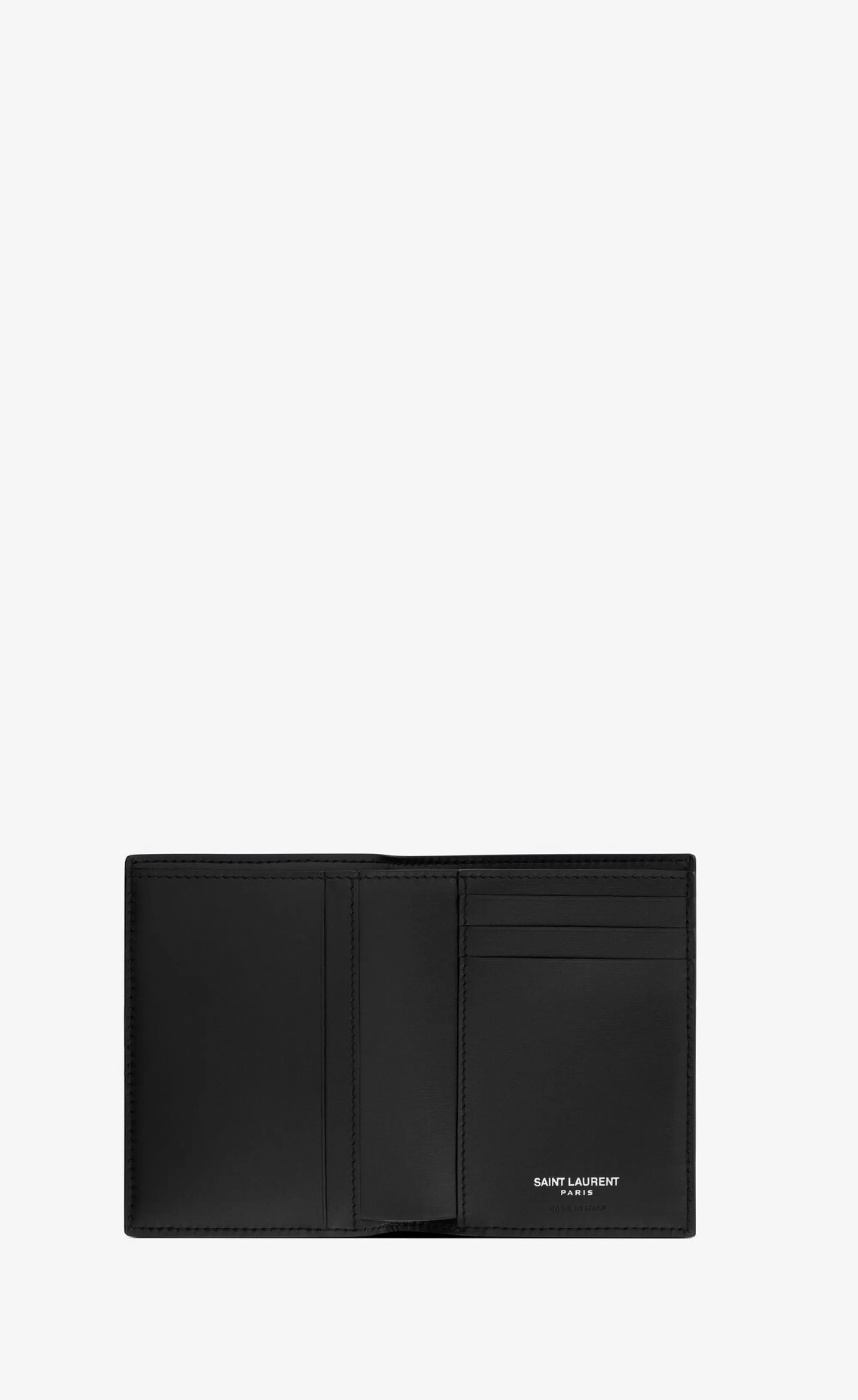 Saint Laurent CARD CASES^CASSANDRE Credit Card Wallet In Smooth Leather | | YSL.com