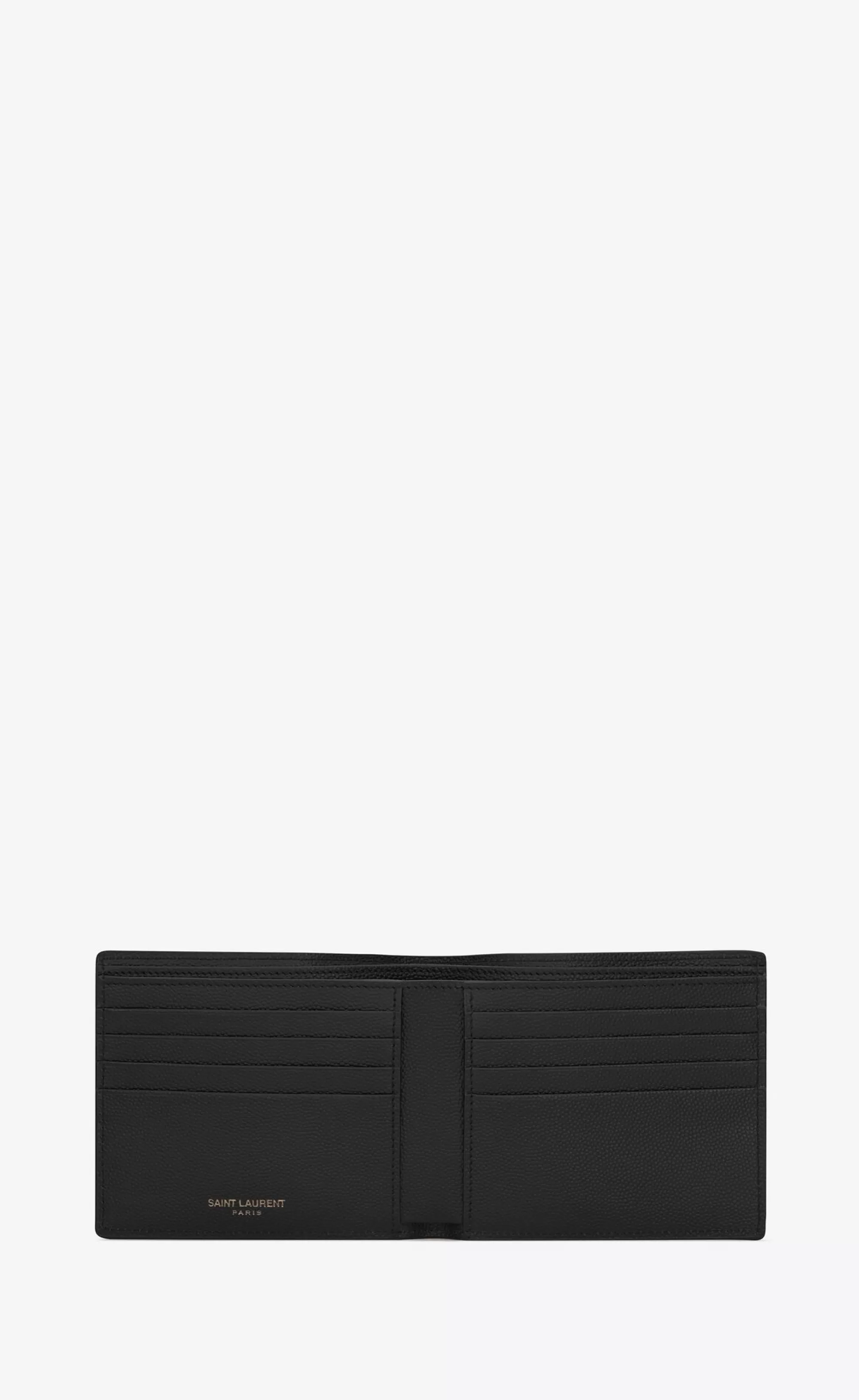 Saint Laurent WALLETS^CASSANDRE East/West Wallet In Grain De Poudre Embossed Leather | | YSL.com