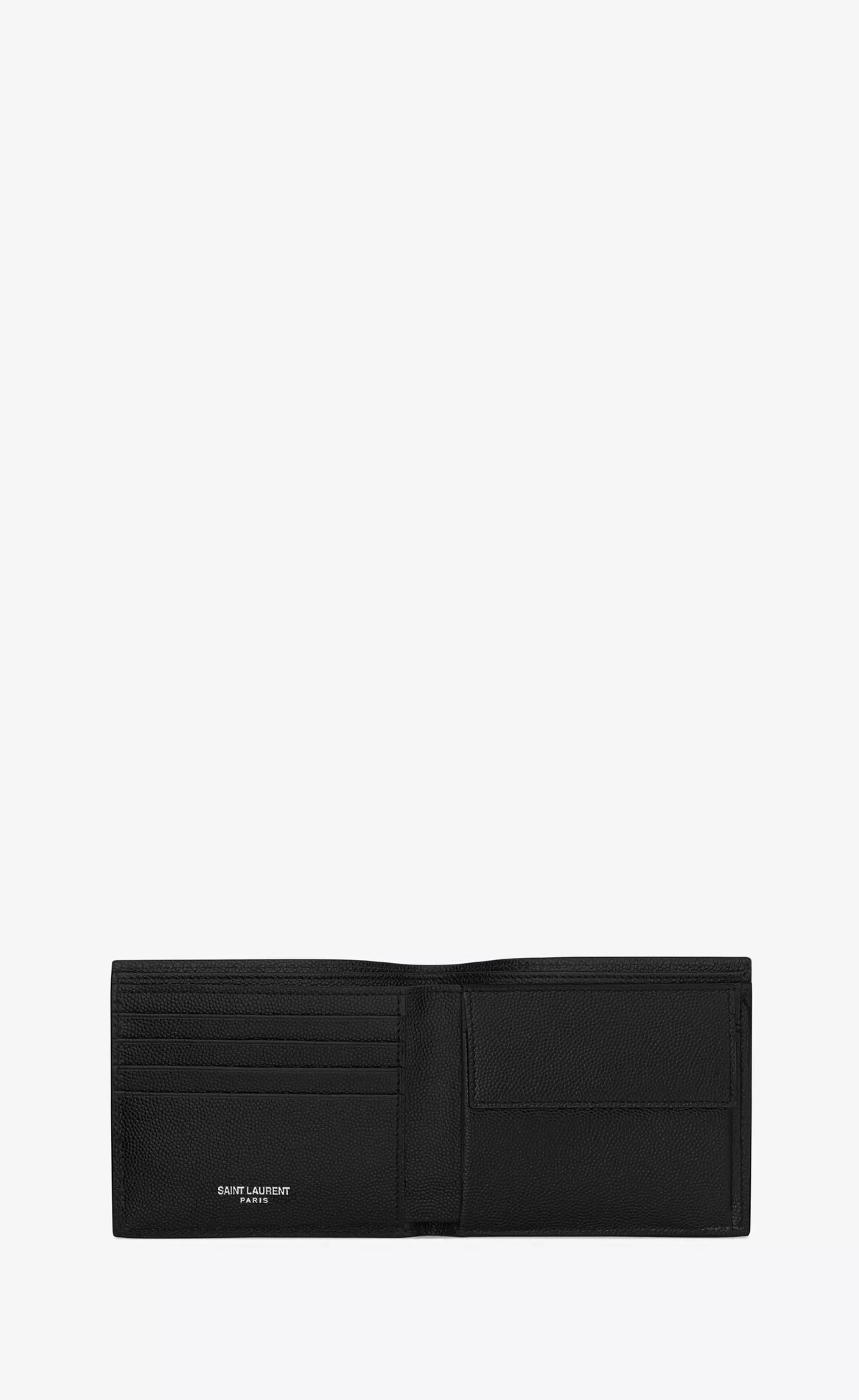 Saint Laurent WALLETS^CASSANDRE East/West Wallet With Coin Purse In Grain De Poudre Embossed Leather | | YSL.com
