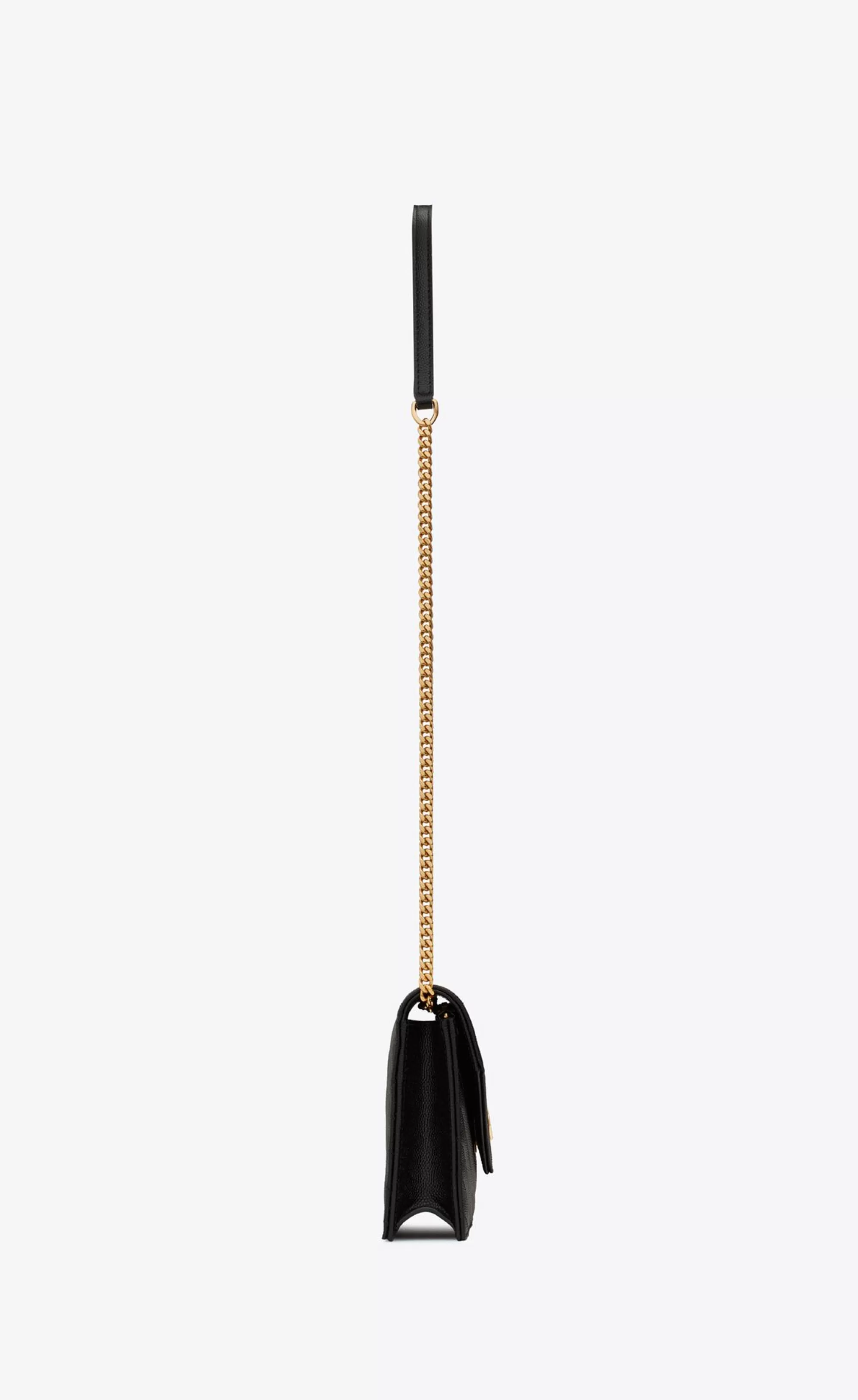 Women Saint Laurent CHAIN WALLETS | MINI BAGS^CASSANDRE ENVELOPE CHAIN WALLET IN GRAIN DE POUDRE LEATHER | | YSL.com