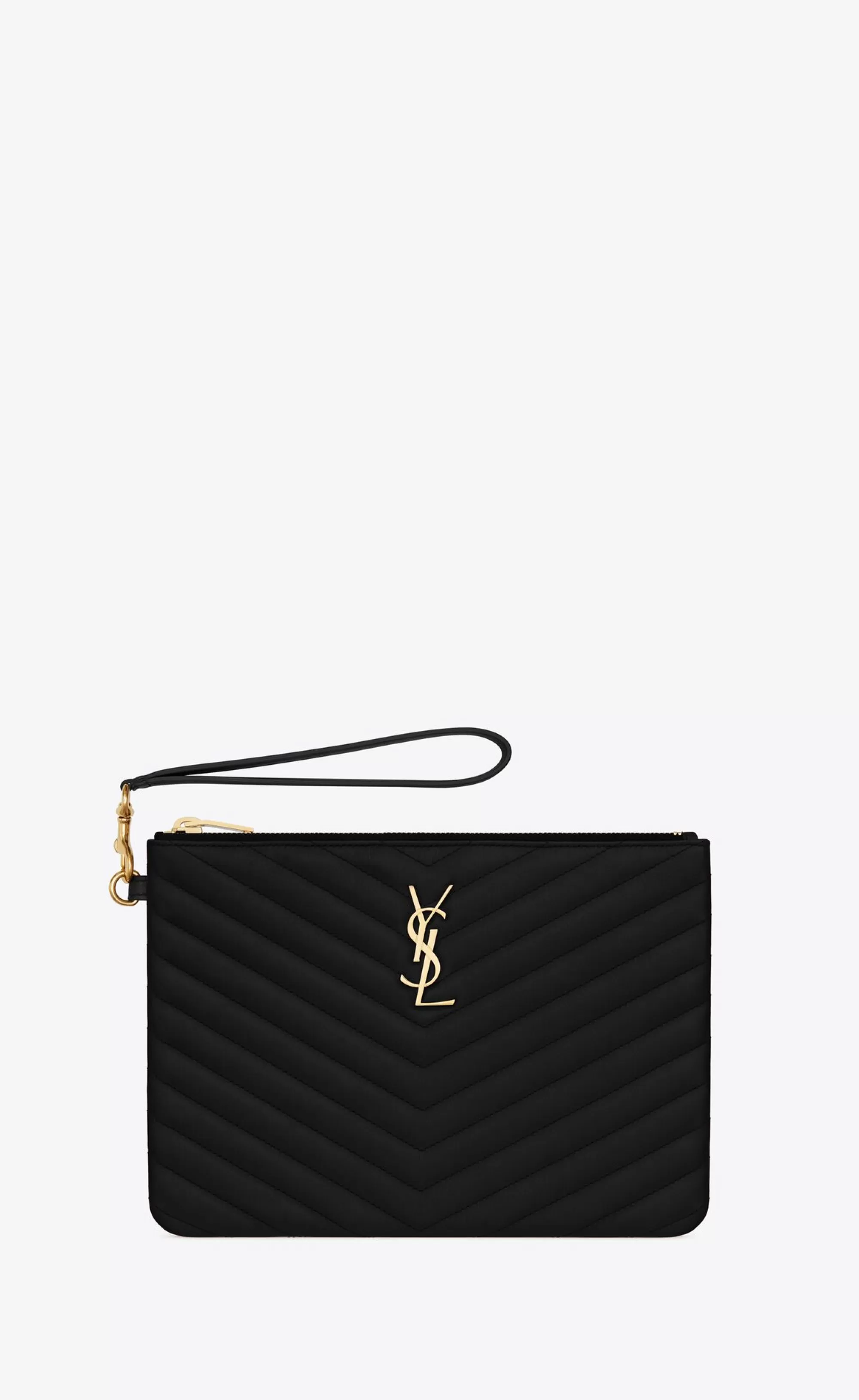 Women Saint Laurent pouches^CASSANDRE MATELASSÉ A5 POUCH IN QUILTED LEATHER | | YSL.com
