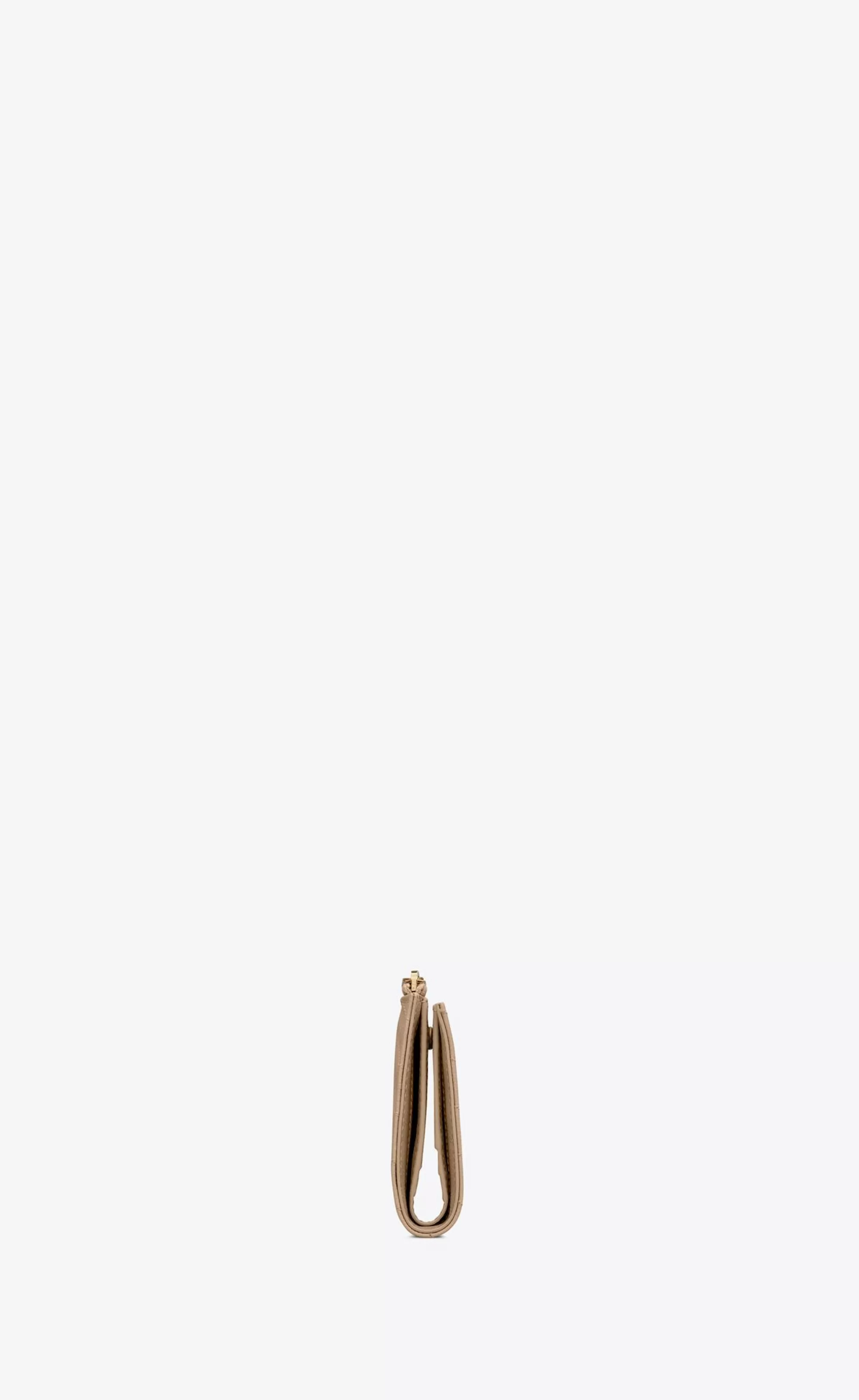 Women Saint Laurent WALLETS^CASSANDRE MATELASSÉ Bi-fold Wallet In Grain De Poudre Embossed Leather | | YSL.com