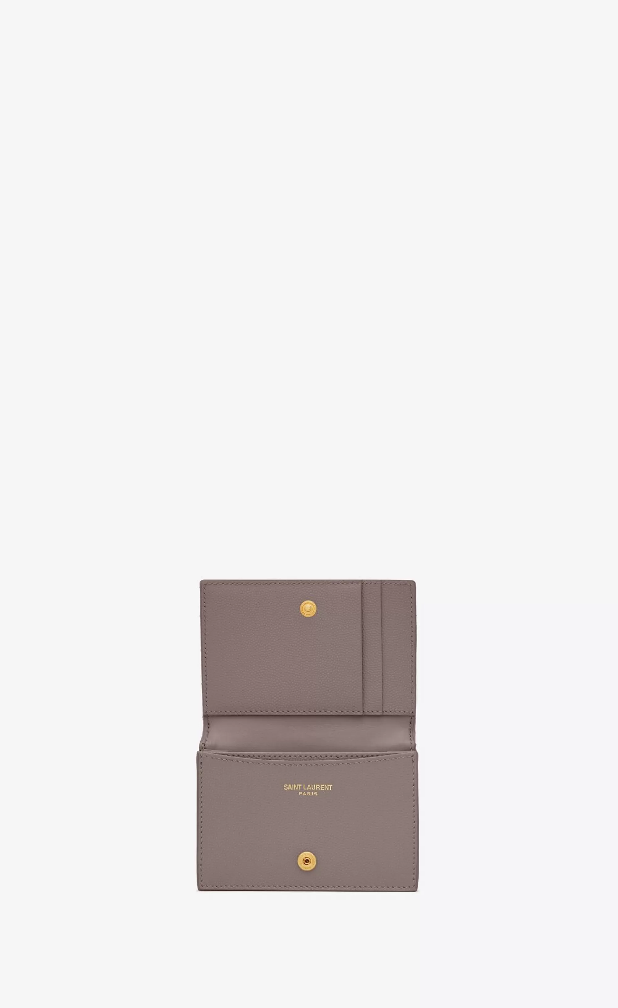 Women Saint Laurent CARD CASES^Cassandre Matelassé Business Card Case In Grain De Poudre Embossed Leather | | YSL.com