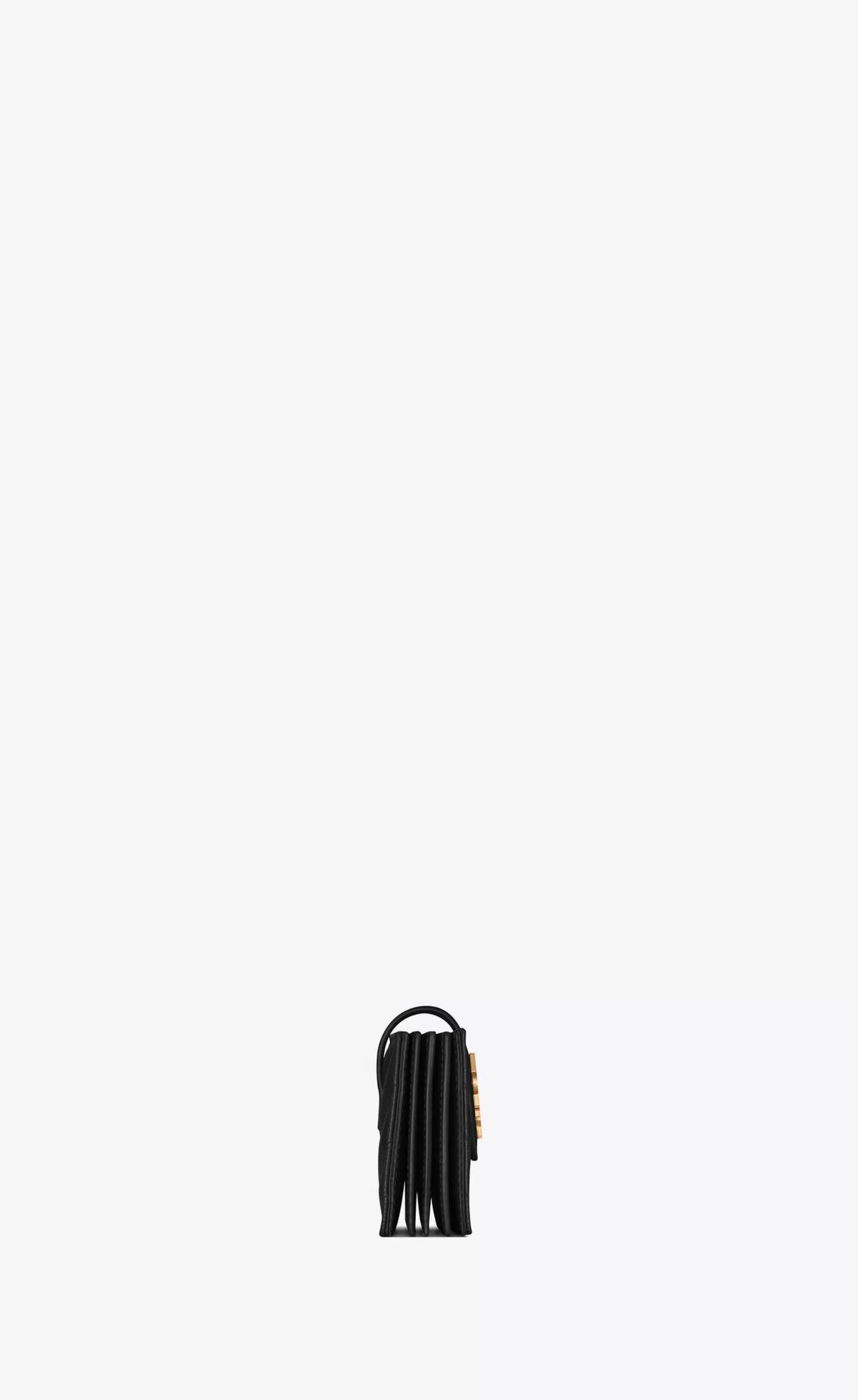 Women Saint Laurent CARD CASES^CASSANDRE MATELASSÉ Business Card Case In Grain De Poudre Embossed Leather | | YSL.com