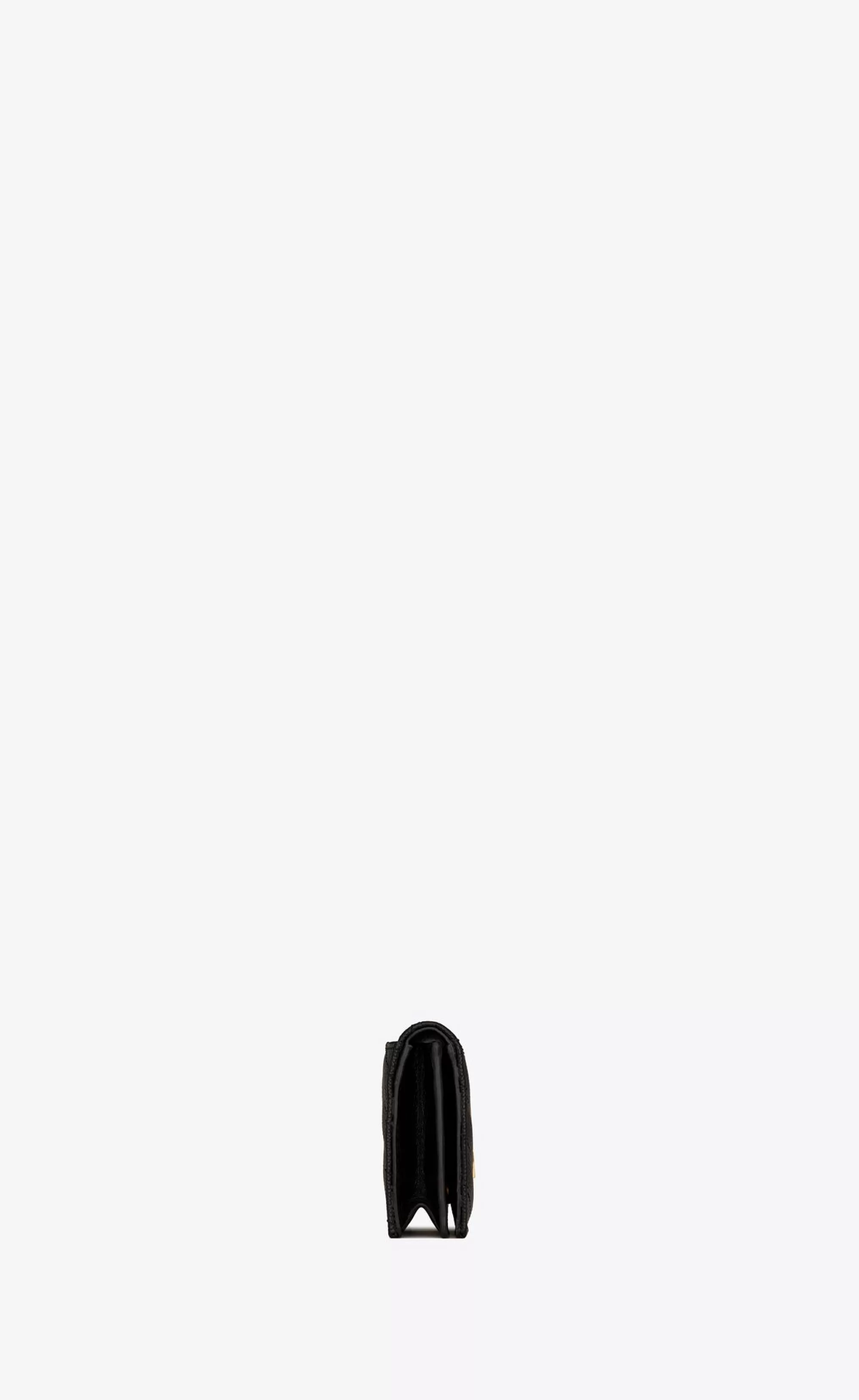 Women Saint Laurent CARD CASES^CASSANDRE MATELASSÉ Business Card Case In Grain De Poudre Embossed Leather | | YSL.com