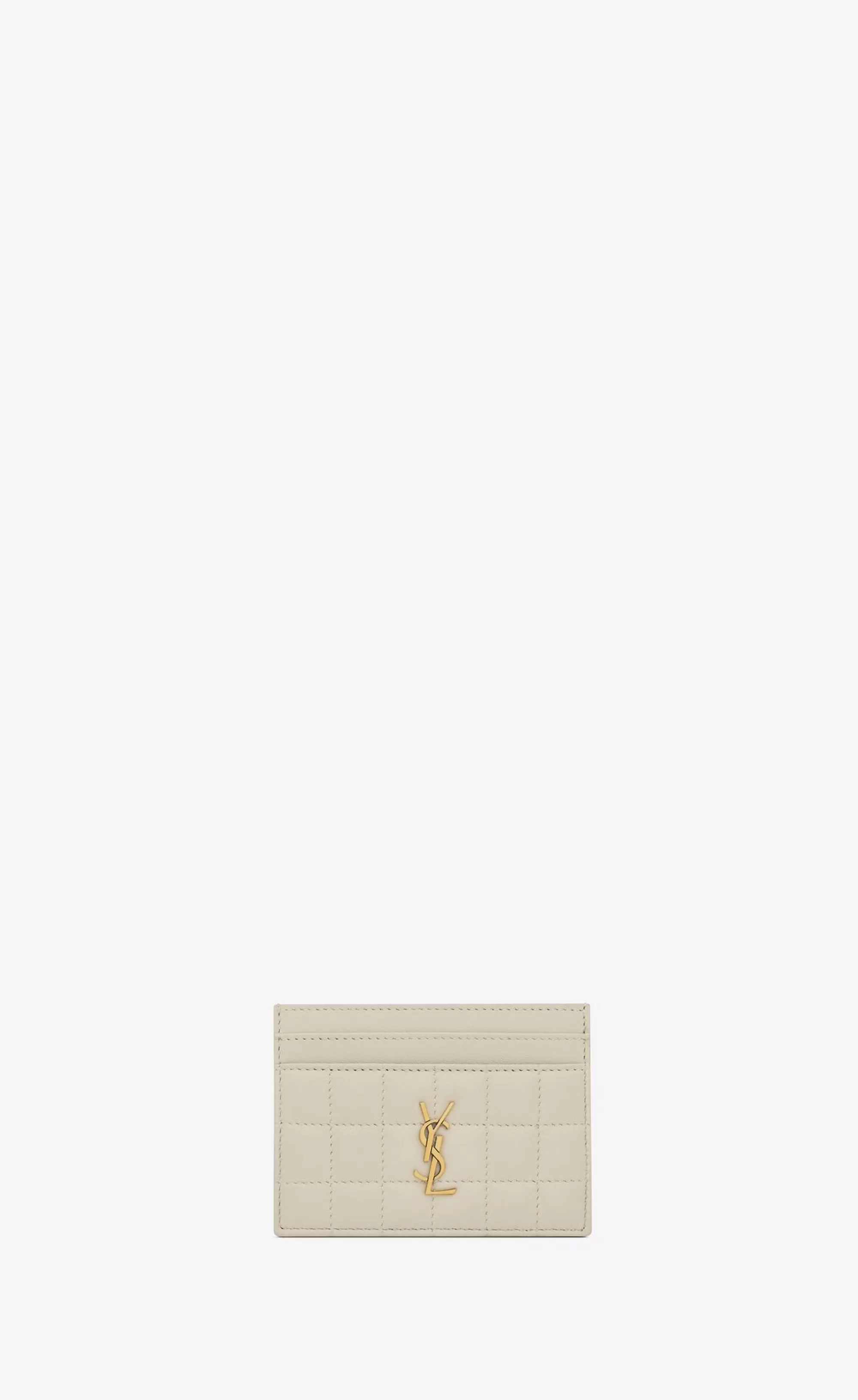 Women Saint Laurent CARD CASES^CASSANDRE MATELASSÉ CARRÉ Card Case In Lambskin | | YSL.com