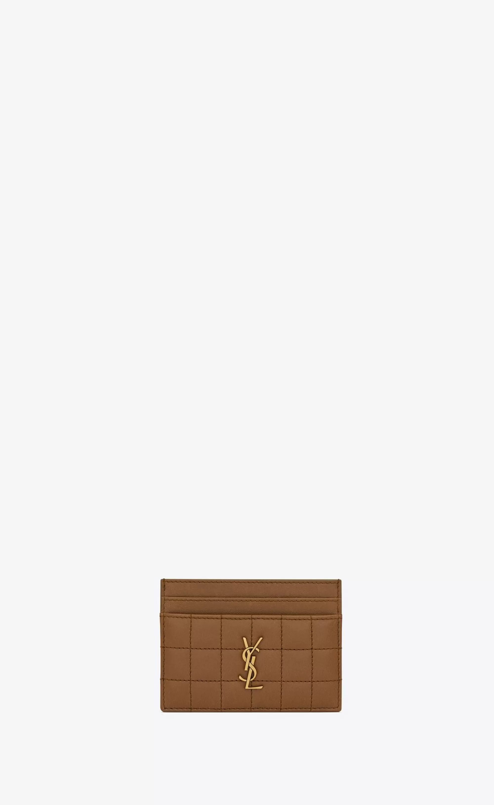 Women Saint Laurent CARD CASES^CASSANDRE MATELASSÉ CARRÉ Card Case In Lambskin | | YSL.com