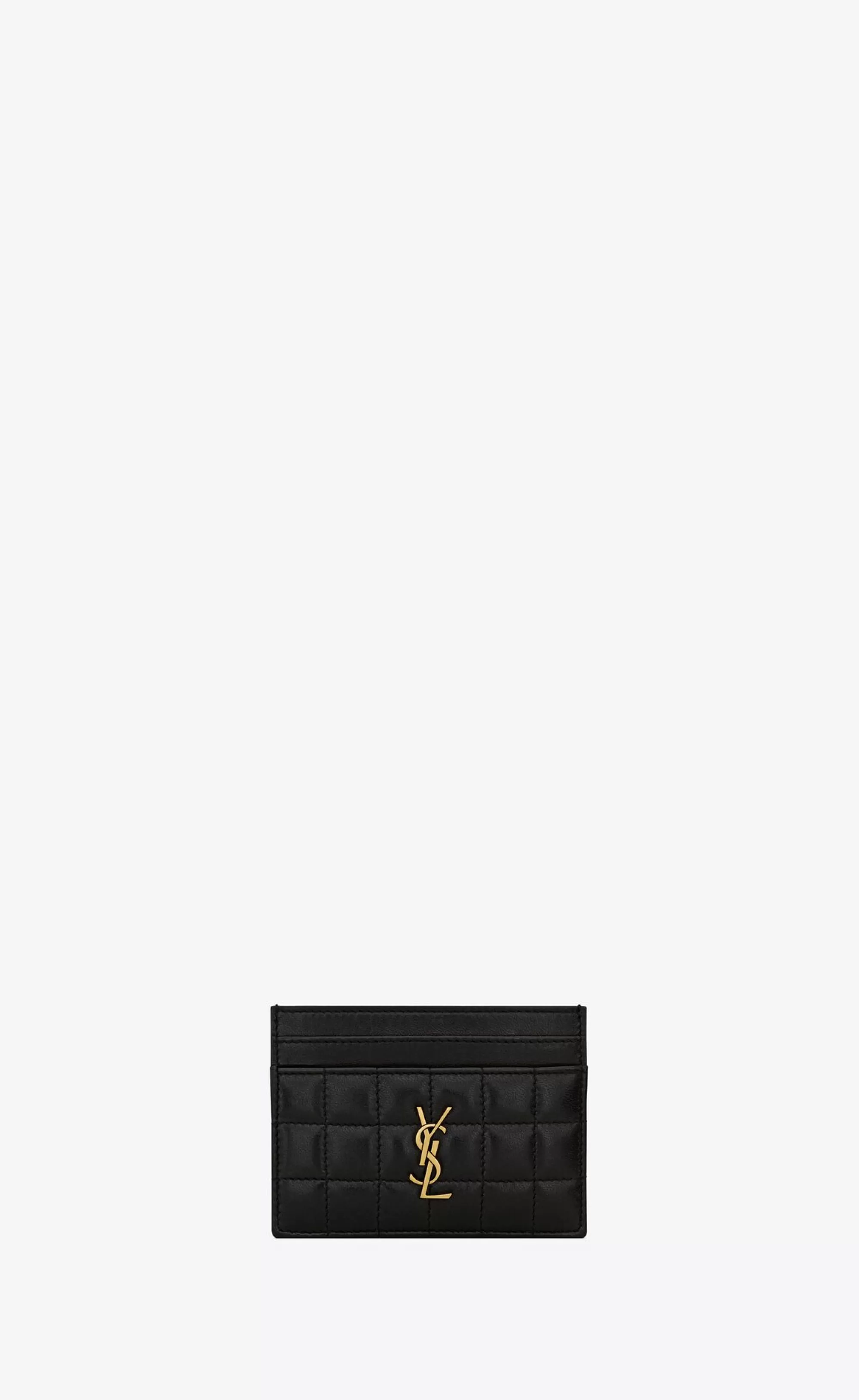 Women Saint Laurent CARD CASES^Cassandre Matelassé Carré Card Case In Lambskin | | YSL.com