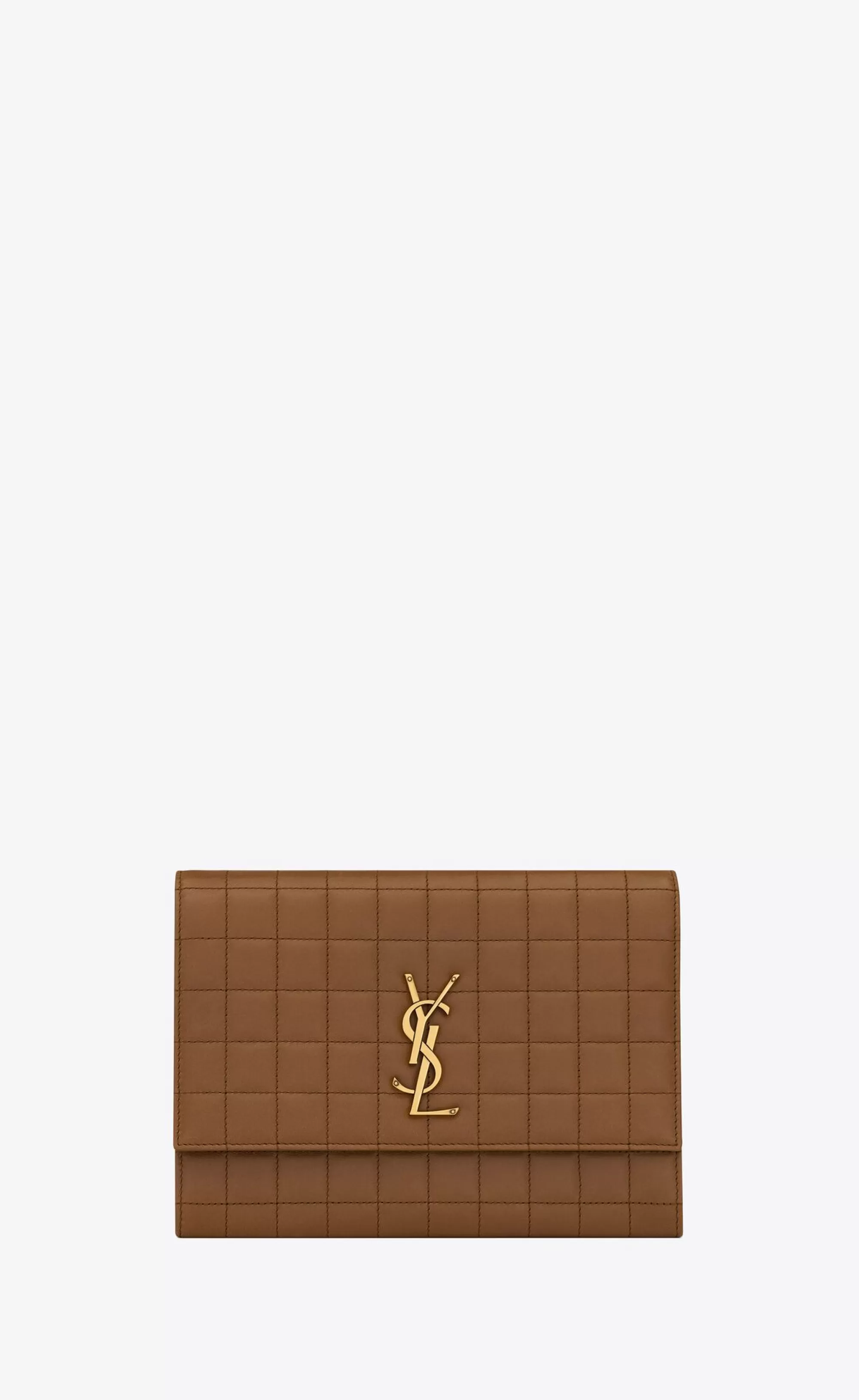 Women Saint Laurent pouches^CASSANDRE MATELASSÉ CARRÉ Flap Pouch In Lambskin | | YSL.com
