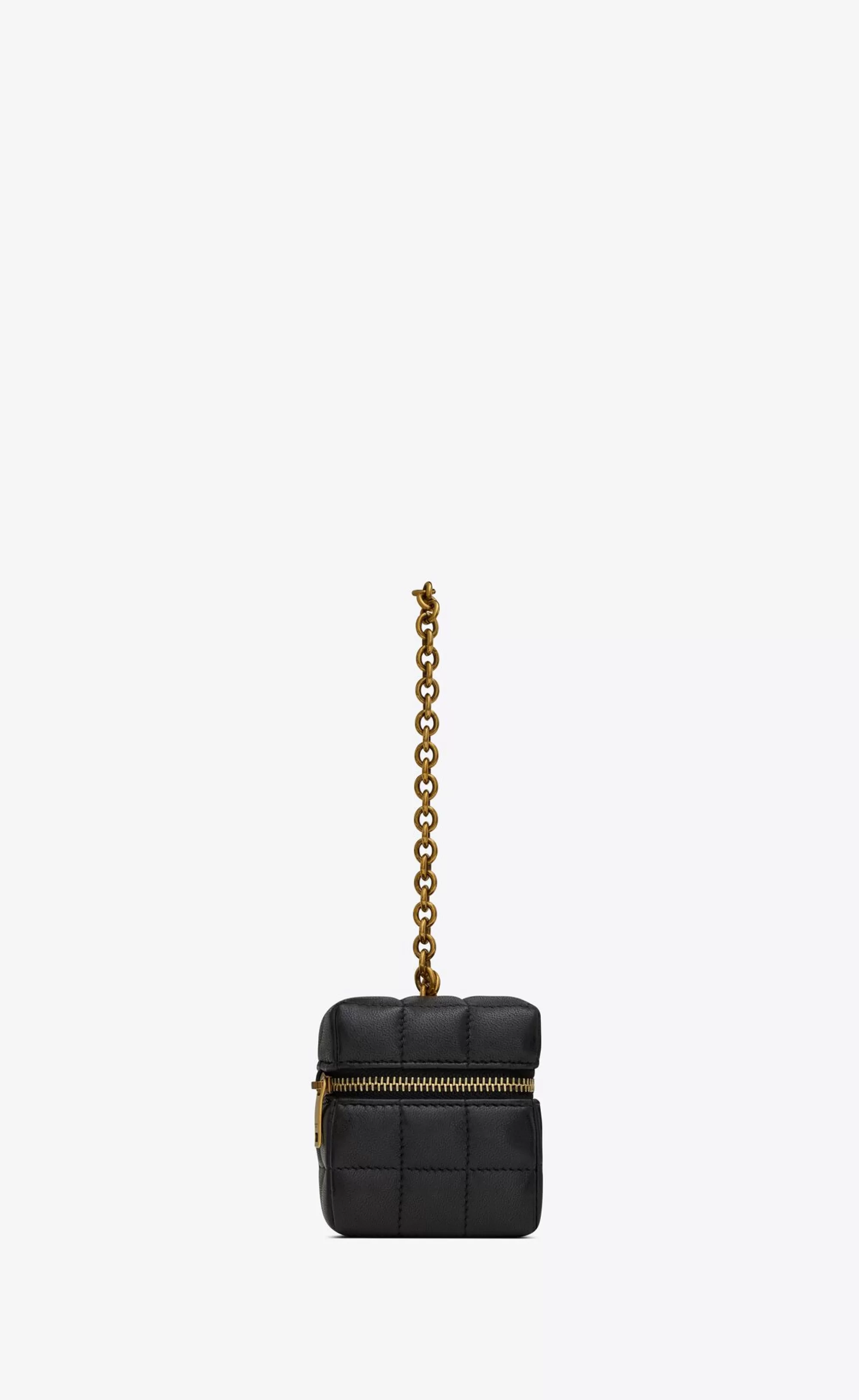 Women Saint Laurent pouches | SMALL ACCESSORIES^CASSANDRE MATELASSÉ CARRÉ Mini Cube On Chain In Lambskin | | YSL.com
