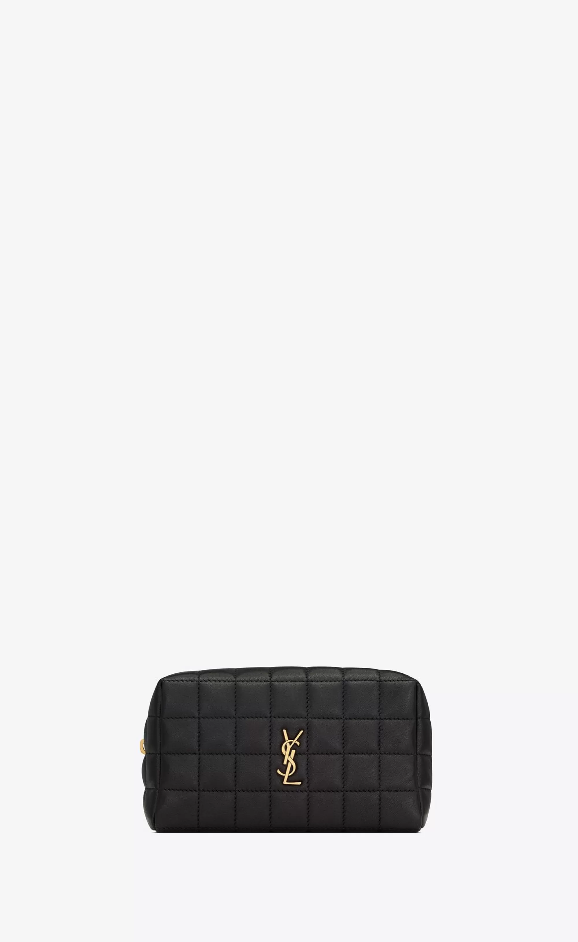 Women Saint Laurent SMALL ACCESSORIES | pouches^CASSANDRE MATELASSÉ CARRÉ Small Cosmetic Pouch In Lambskin | | YSL.com