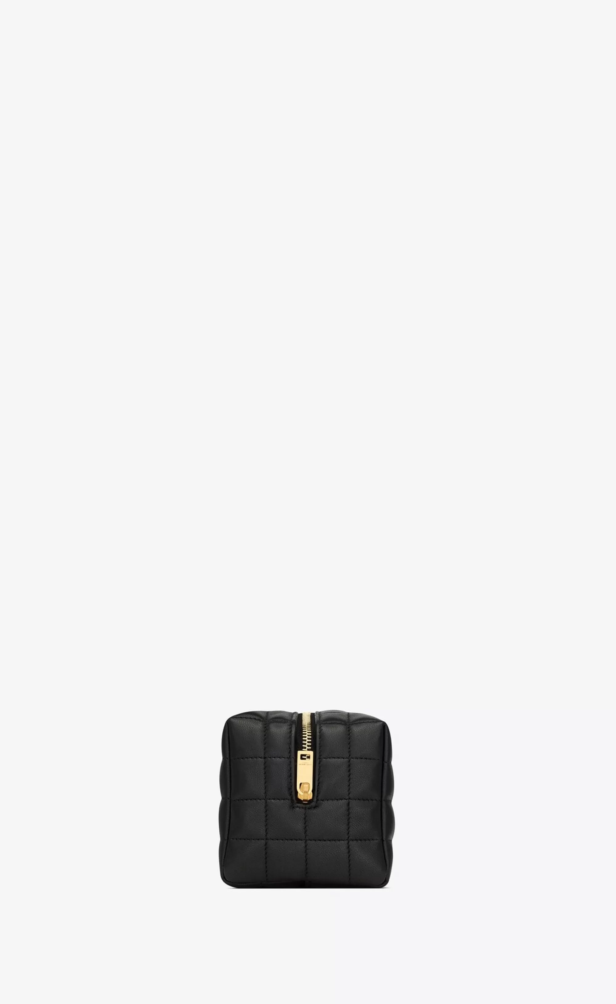 Women Saint Laurent SMALL ACCESSORIES | pouches^CASSANDRE MATELASSÉ CARRÉ Small Cosmetic Pouch In Lambskin | | YSL.com