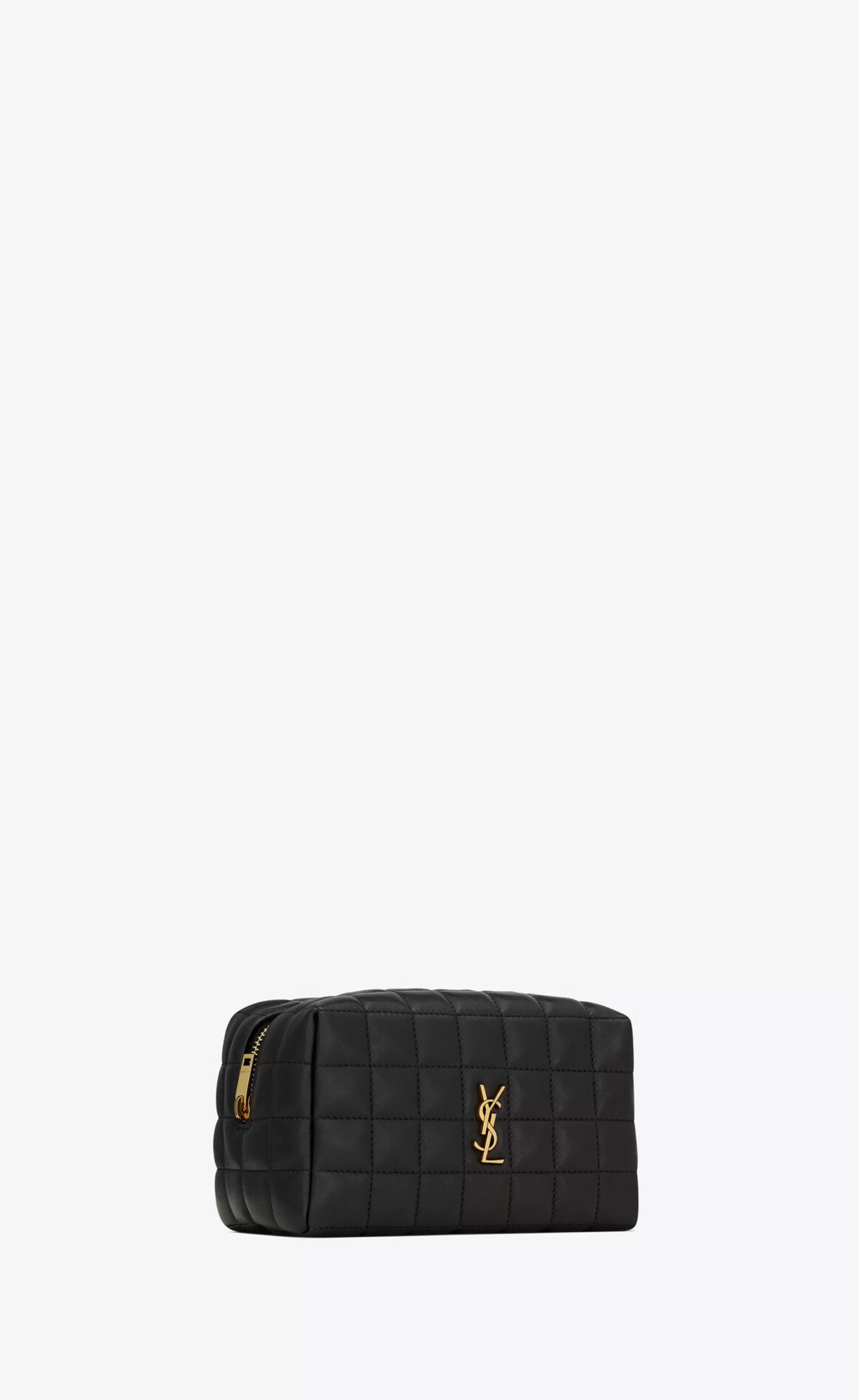 Women Saint Laurent SMALL ACCESSORIES | pouches^CASSANDRE MATELASSÉ CARRÉ Small Cosmetic Pouch In Lambskin | | YSL.com