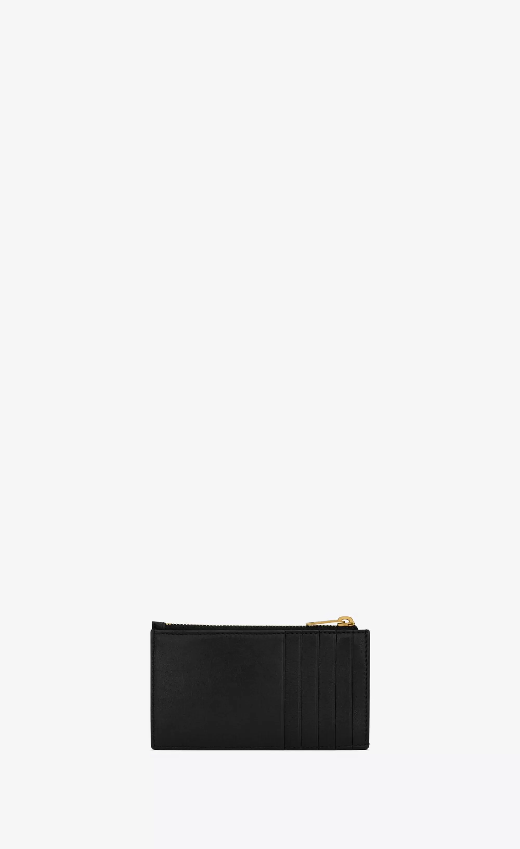 Women Saint Laurent CARD CASES^Cassandre Matelassé Carré Zipped Fragments Card Case In Lambskin | | YSL.com
