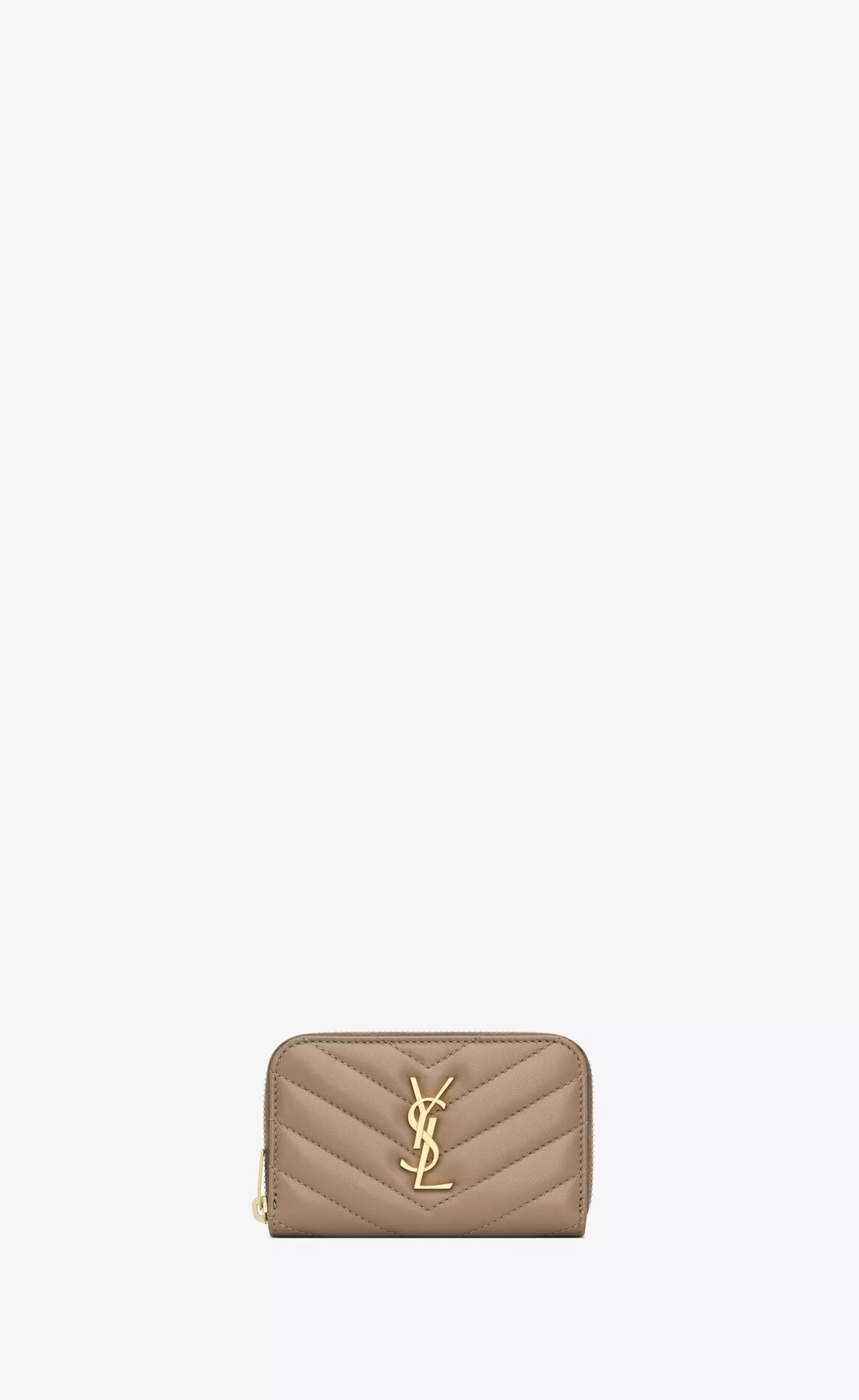 Women Saint Laurent WALLETS^CASSANDRE MATELASSÉ Coin Card Wallet In Lambskin | | YSL.com