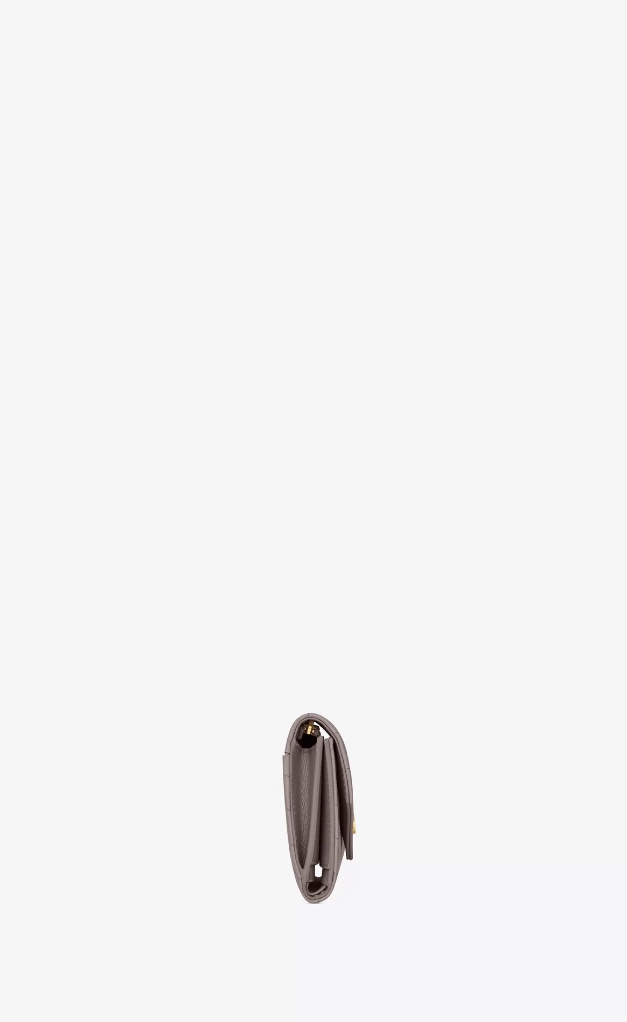 Women Saint Laurent WALLETS^CASSANDRE MATELASSÉ Compact Tri Fold Wallet In Grain De Poudre Embossed Leather | | YSL.com