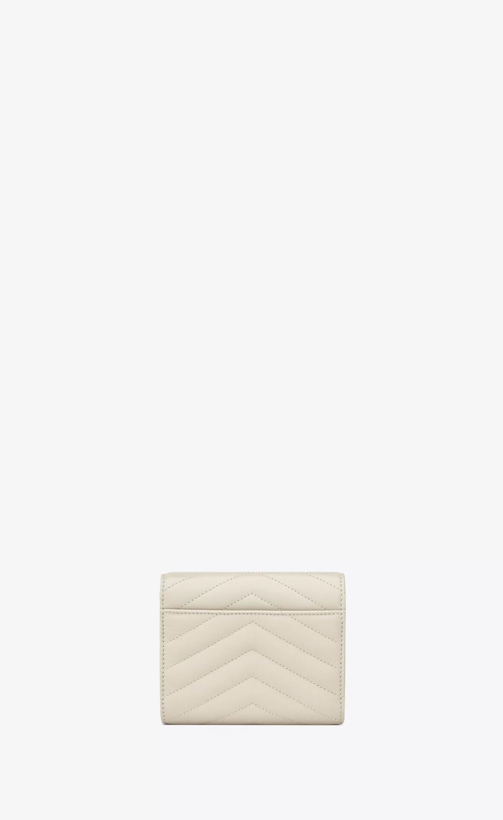Women Saint Laurent WALLETS^CASSANDRE MATELASSÉ Compact Tri Fold Wallet In QUILTED LAMBSKIN | | YSL.com