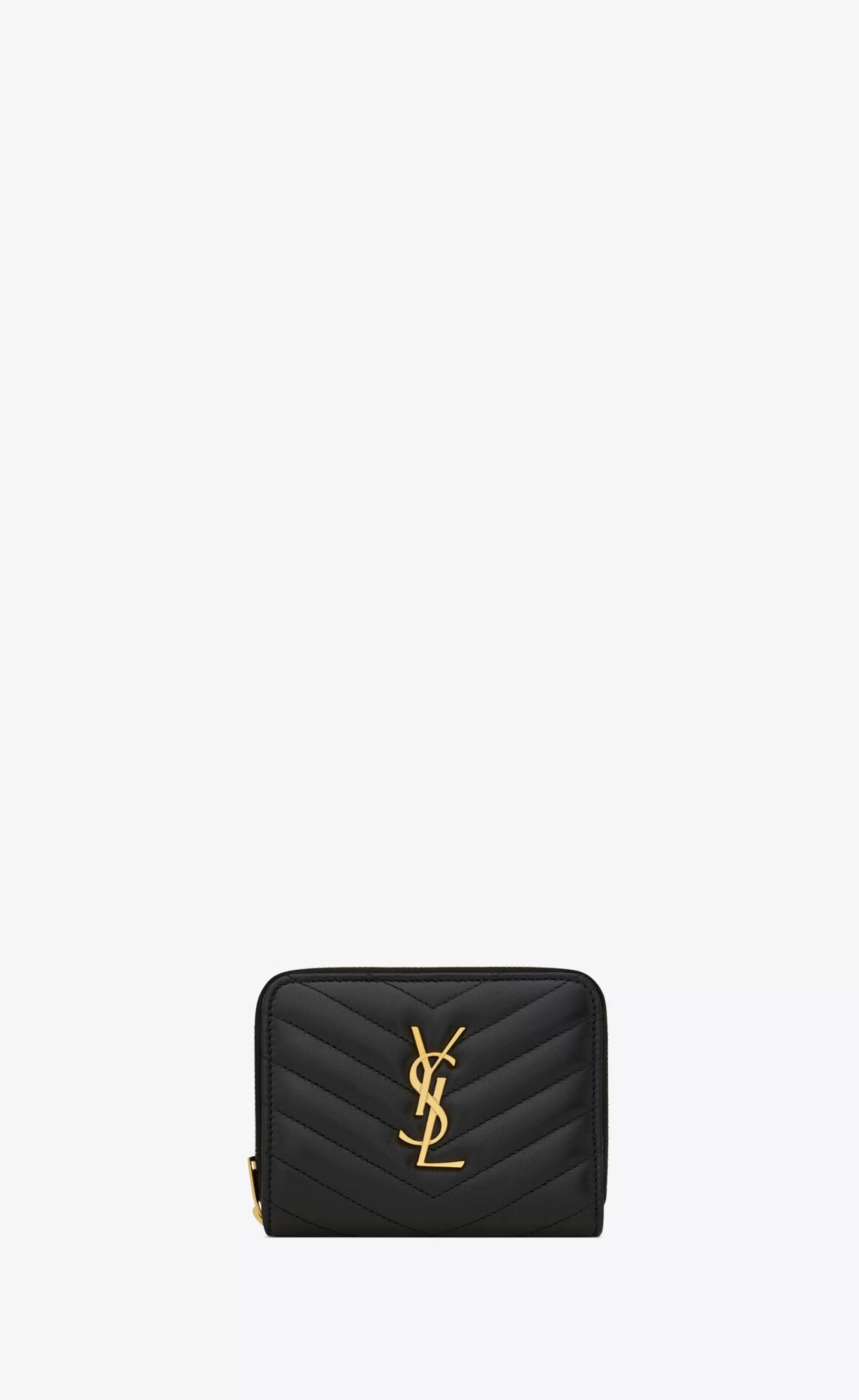 Women Saint Laurent WALLETS^CASSANDRE MATELASSÉ Compact Zip-around Wallet In Lambskin | | YSL.com