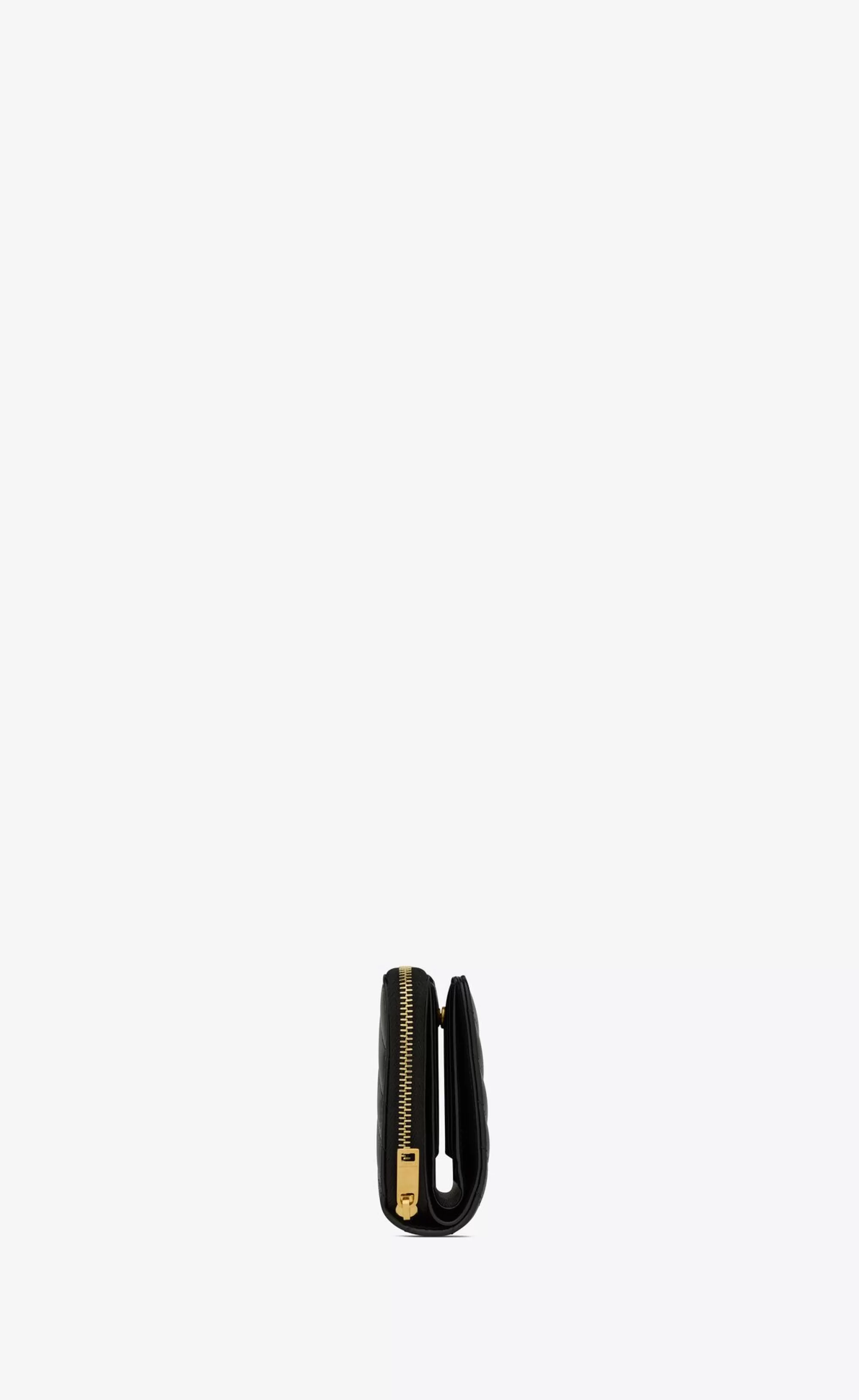 Women Saint Laurent WALLETS^CASSANDRE MATELASSÉ Compact Zip-around Wallet In Lambskin | | YSL.com