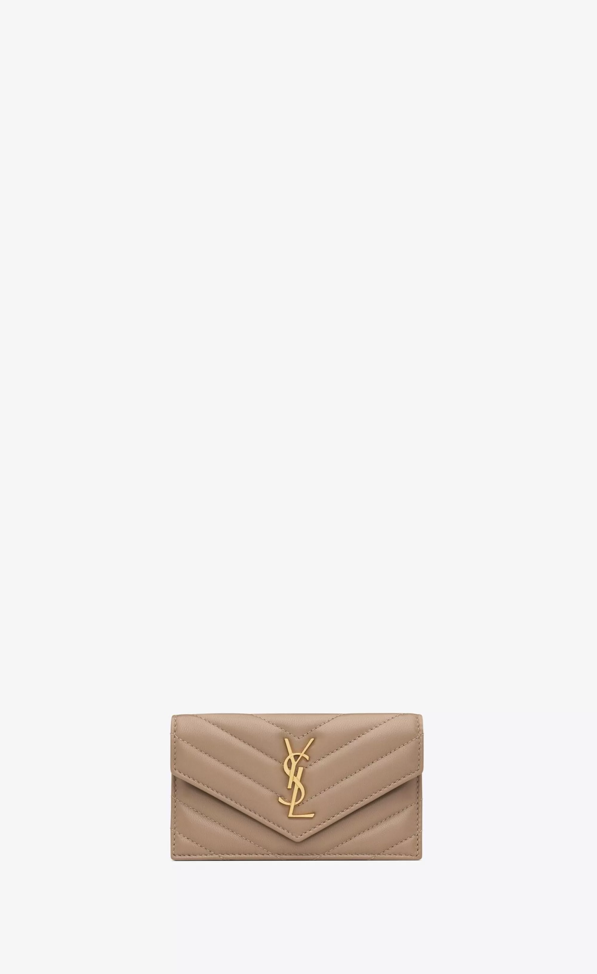 Women Saint Laurent CARD CASES^CASSANDRE MATELASSÉ FLAP CARD CASE IN LAMBSKIN | | YSL.com