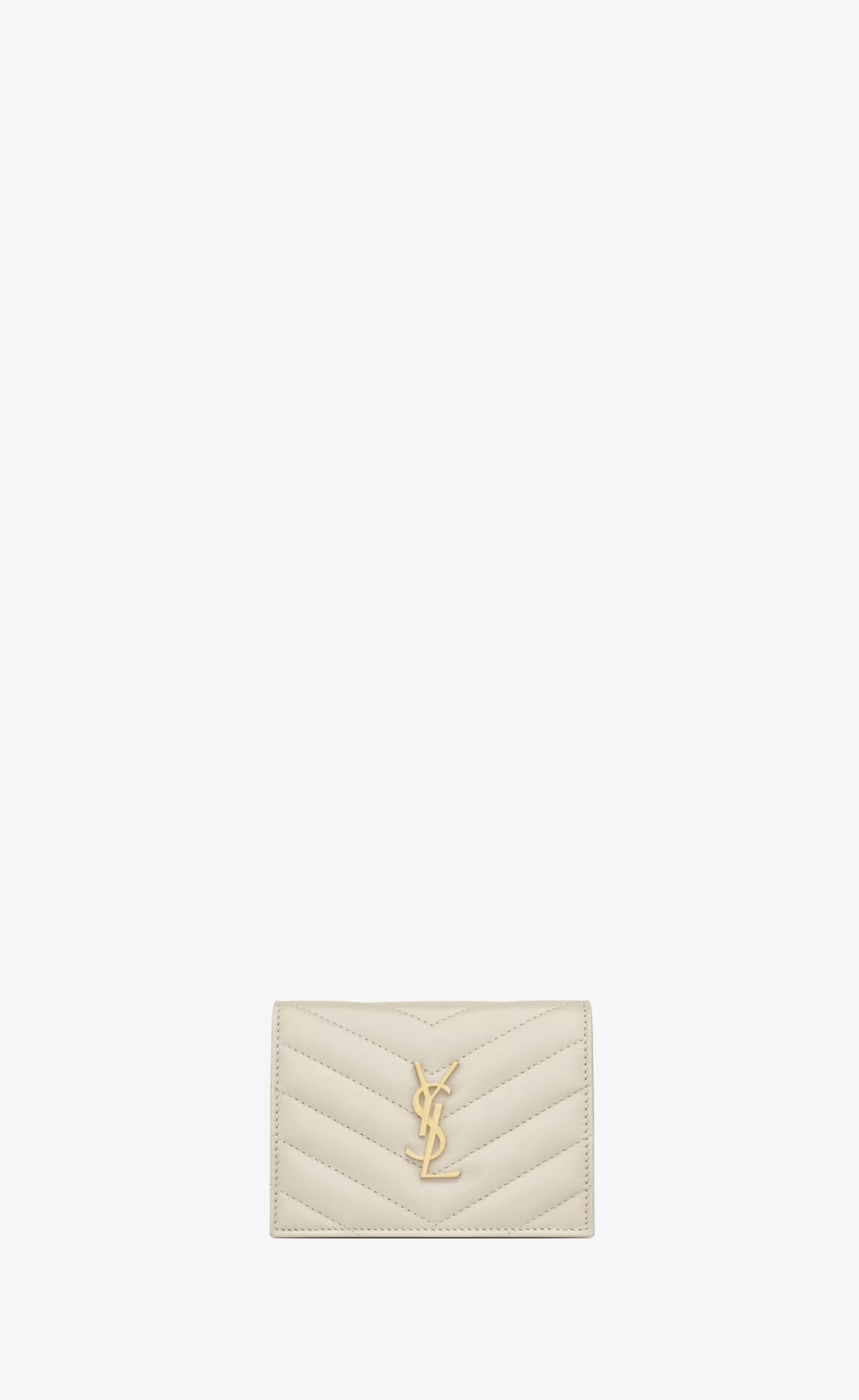 Women Saint Laurent CARD CASES^CASSANDRE MATELASSÉ FLAP CARD CASE IN QUILTED LAMBSKIN | | YSL.com
