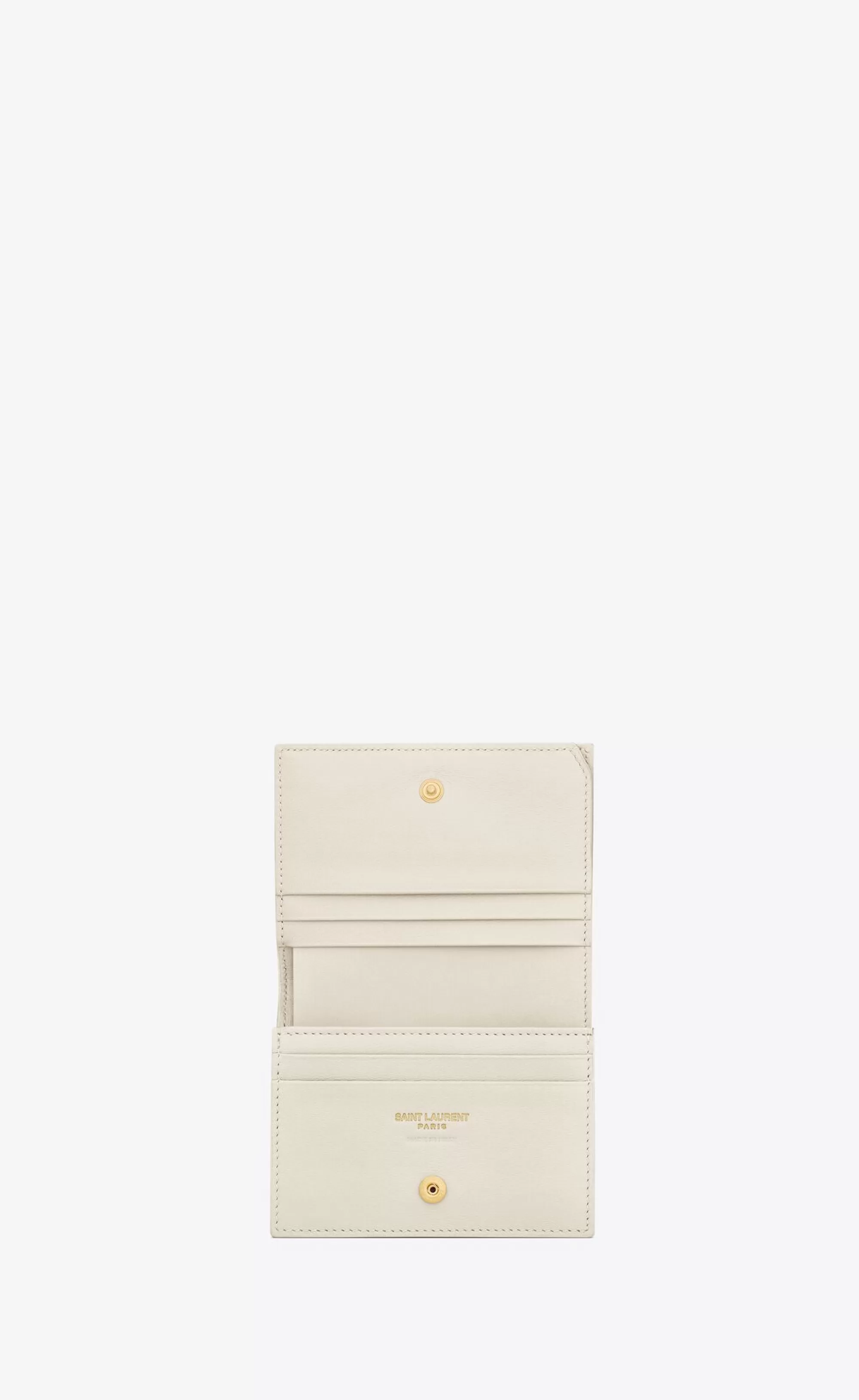 Women Saint Laurent CARD CASES^CASSANDRE MATELASSÉ FLAP CARD CASE IN QUILTED LAMBSKIN | | YSL.com
