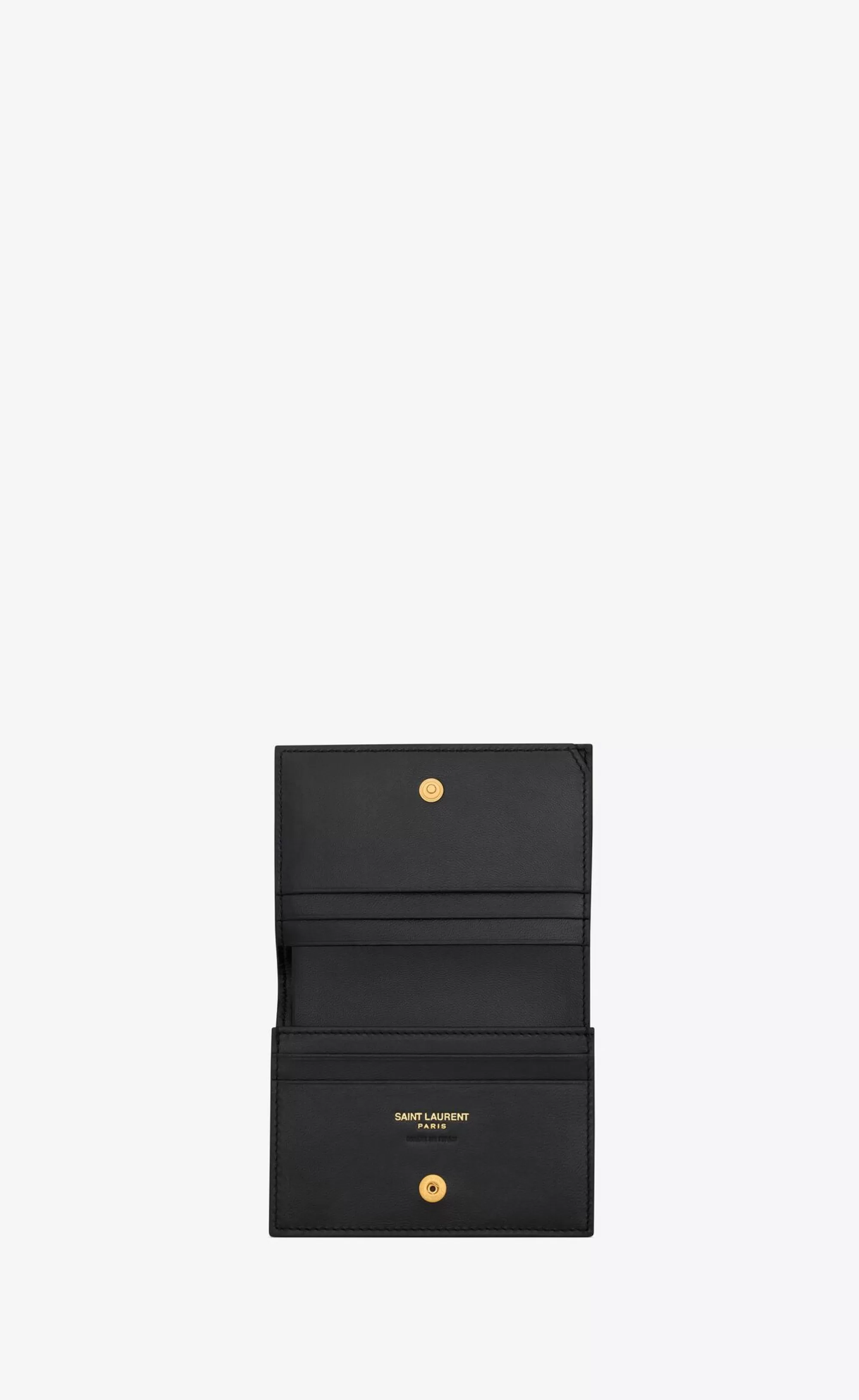 Women Saint Laurent CARD CASES^CASSANDRE MATELASSÉ FLAP CARD CASE IN QUILTED LAMBSKIN | | YSL.com
