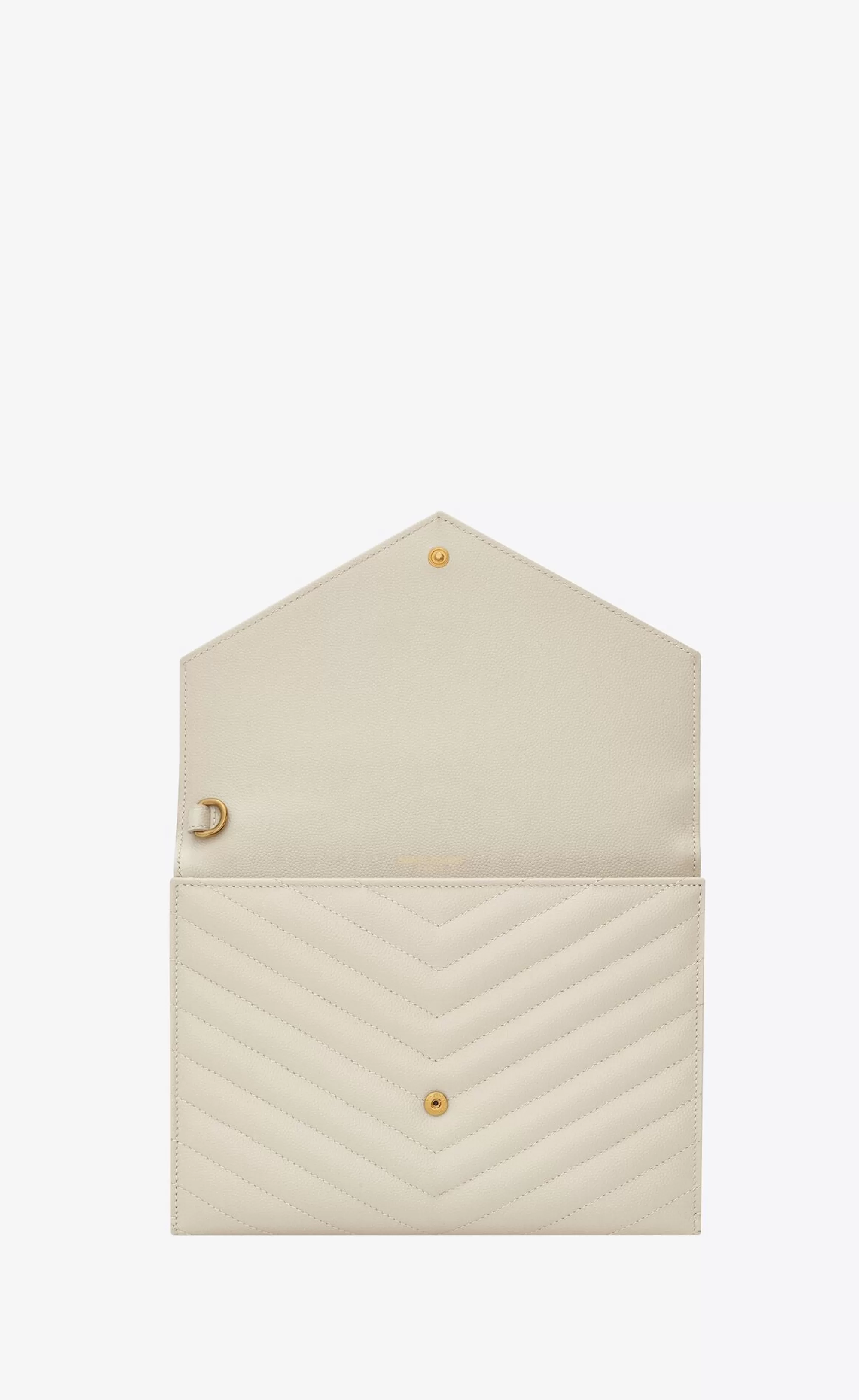 Women Saint Laurent pouches^CASSANDRE MATELASSÉ FLAP POUCH In Quilted Grain De Poudre Embossed Leather | | YSL.com