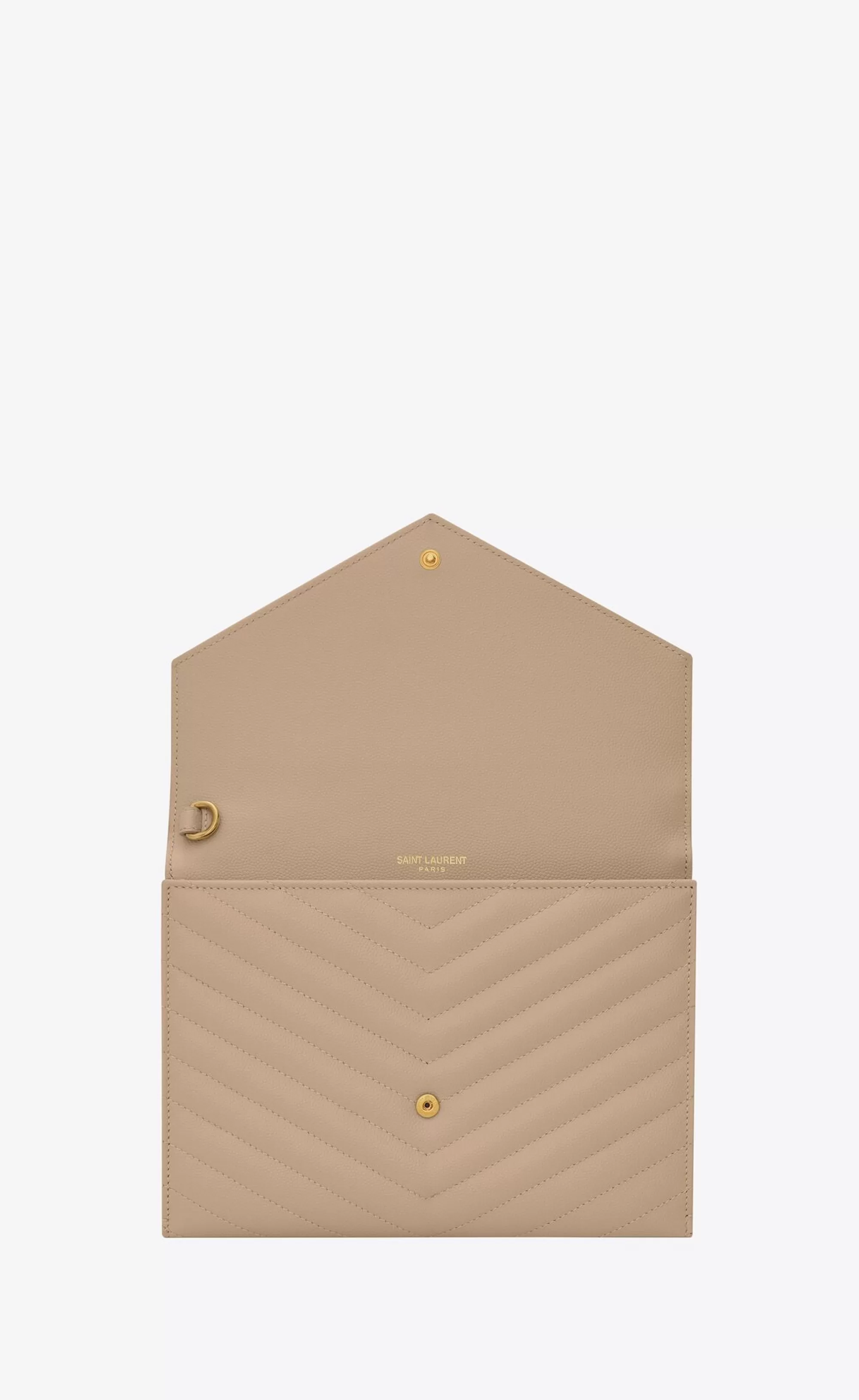 Women Saint Laurent pouches^CASSANDRE MATELASSÉ FLAP POUCH In Quilted Grain De Poudre Embossed Leather | | YSL.com