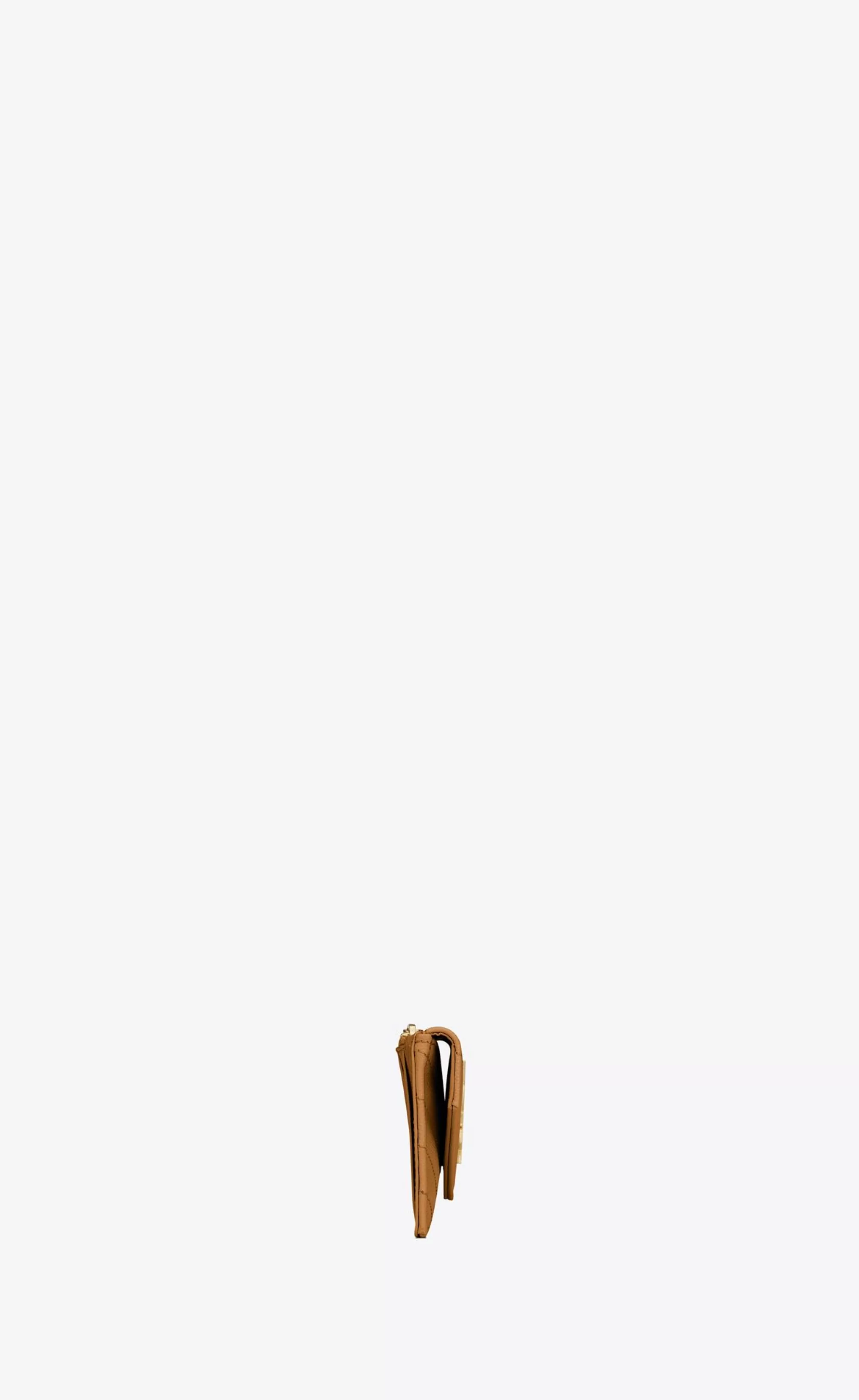 Women Saint Laurent CARD CASES^CASSANDRE MATELASSÉ FRAGMENTS FLAP CARD CASE IN GRAIN DE POUDRE EMBOSSED LEATHER | | YSL.com