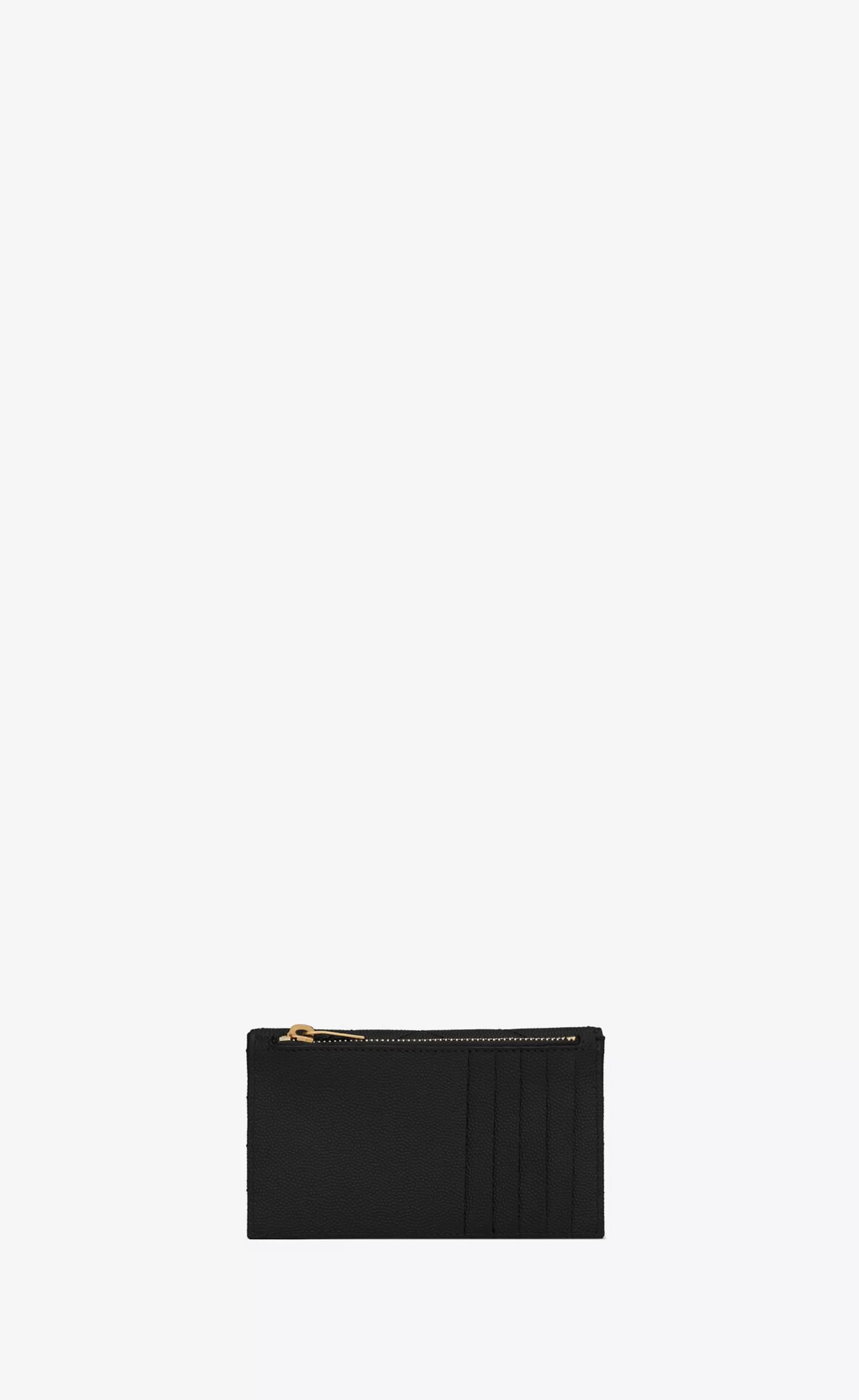Women Saint Laurent CARD CASES^CASSANDRE MATELASSÉ FRAGMENTS FLAP CARD CASE IN GRAIN DE POUDRE EMBOSSED LEATHER | | YSL.com