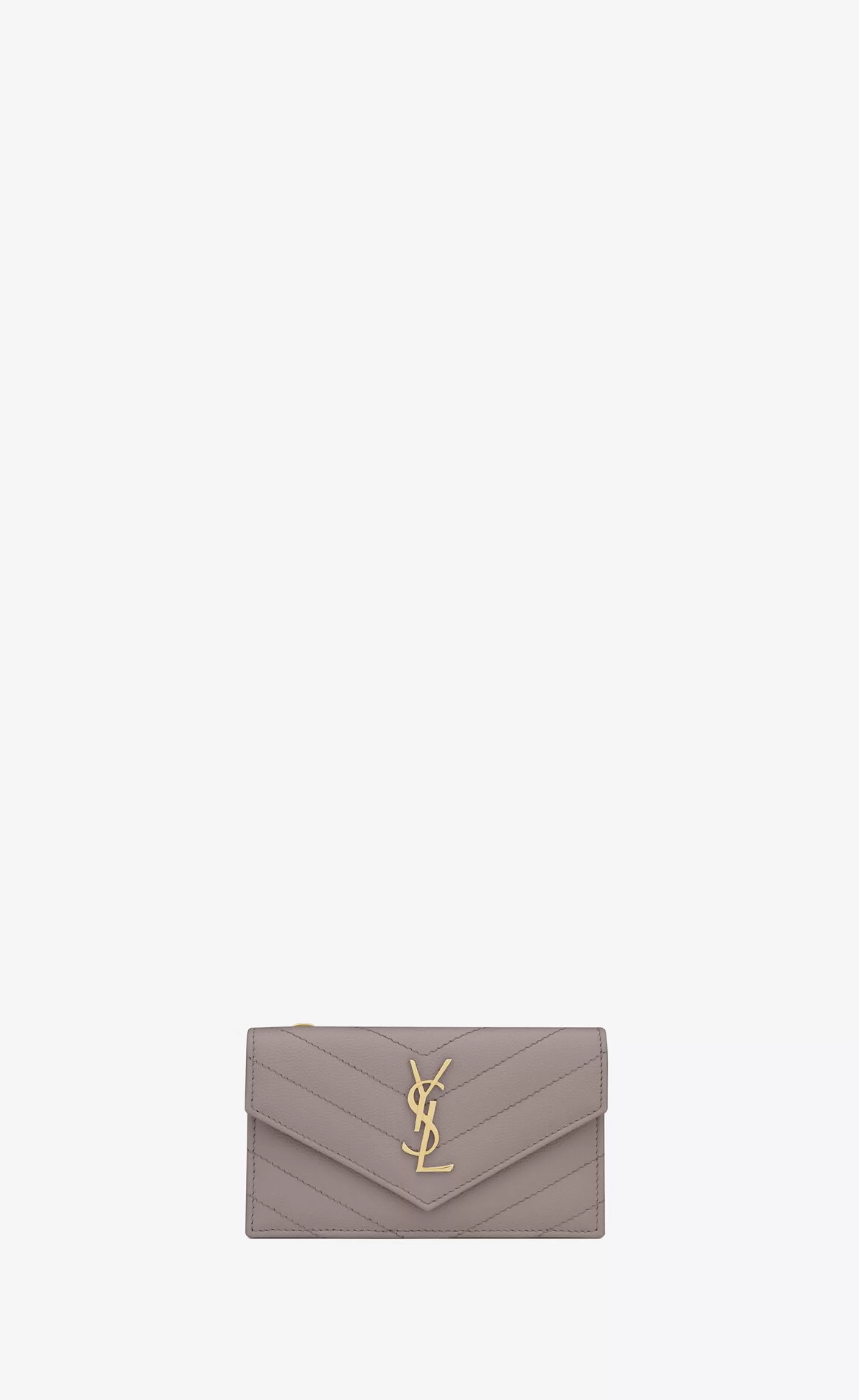 Women Saint Laurent CARD CASES^CASSANDRE MATELASSÉ FRAGMENTS FLAP CARD CASE IN GRAIN DE POUDRE EMBOSSED LEATHER | | YSL.com