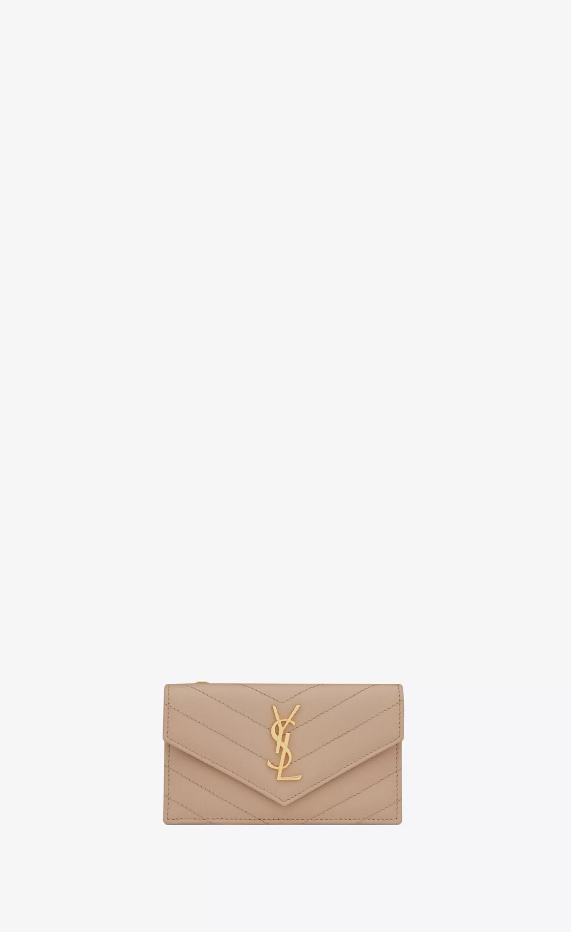 Women Saint Laurent CARD CASES^CASSANDRE MATELASSÉ FRAGMENTS FLAP CARD CASE IN GRAIN DE POUDRE EMBOSSED LEATHER | | YSL.com