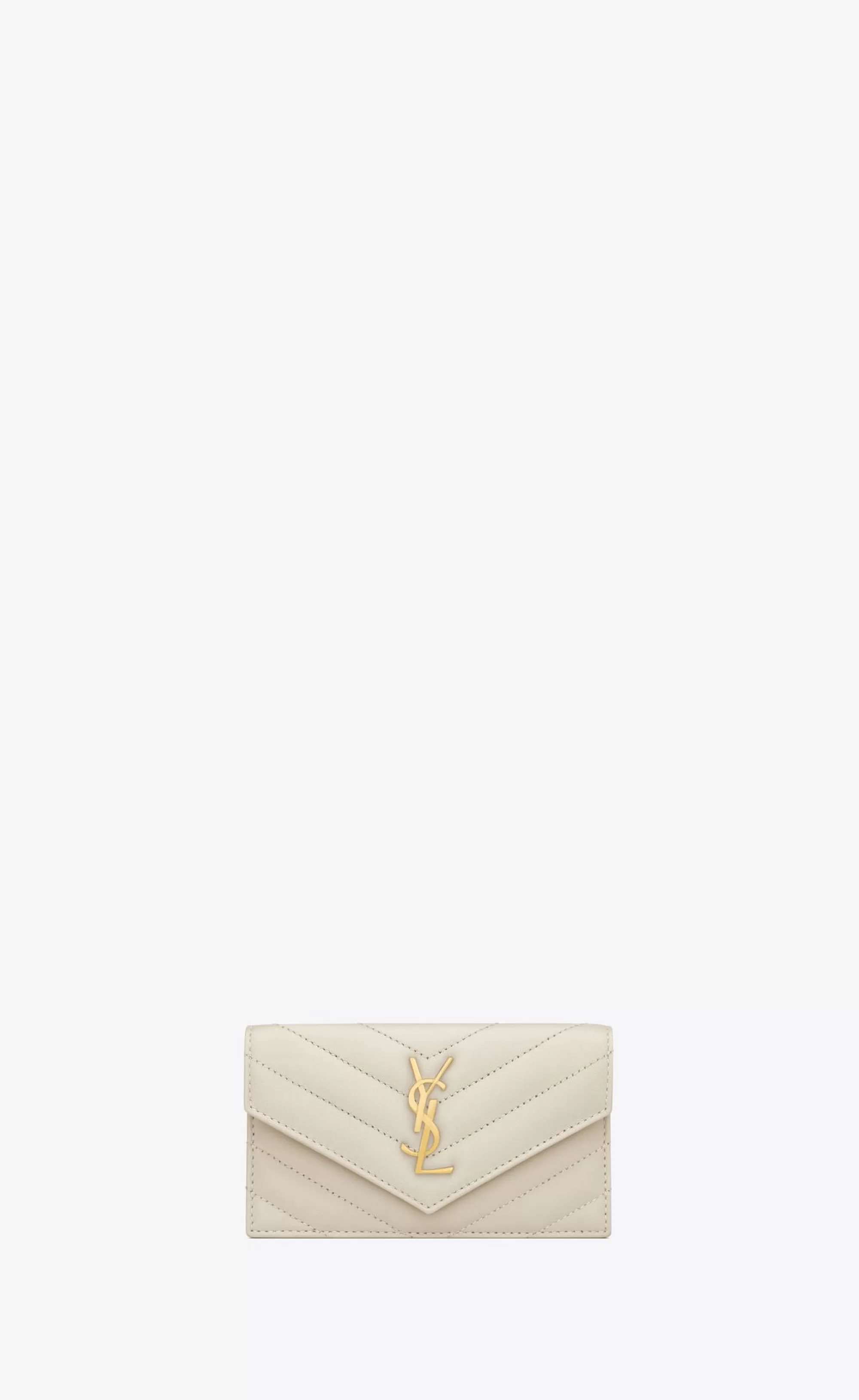 Women Saint Laurent CARD CASES^CASSANDRE MATELASSÉ FRAGMENTS FLAP CARD CASE IN LAMBSKIN | | YSL.com