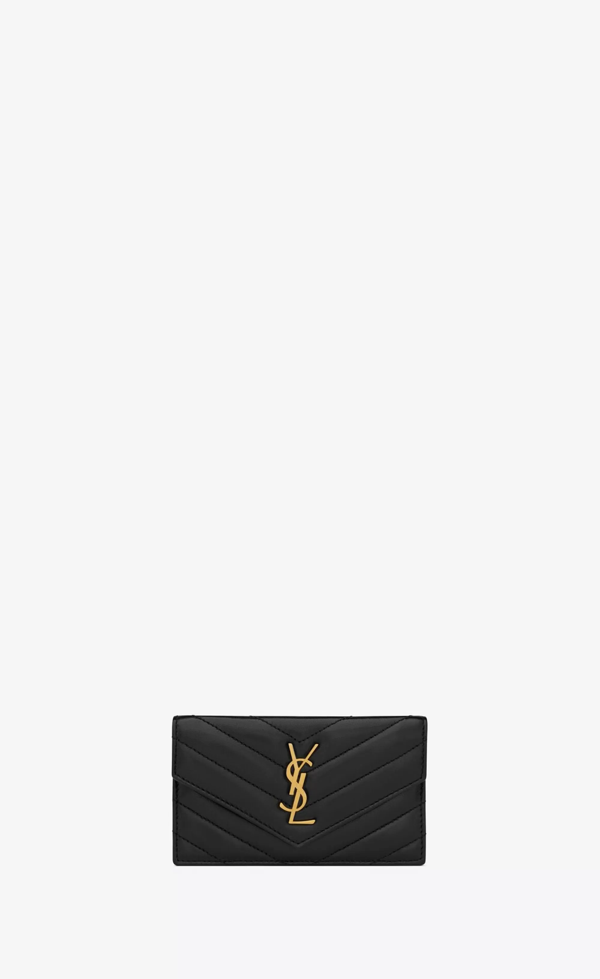 Women Saint Laurent CARD CASES^CASSANDRE MATELASSÉ FRAGMENTS FLAP CARD CASE IN LAMBSKIN | | YSL.com