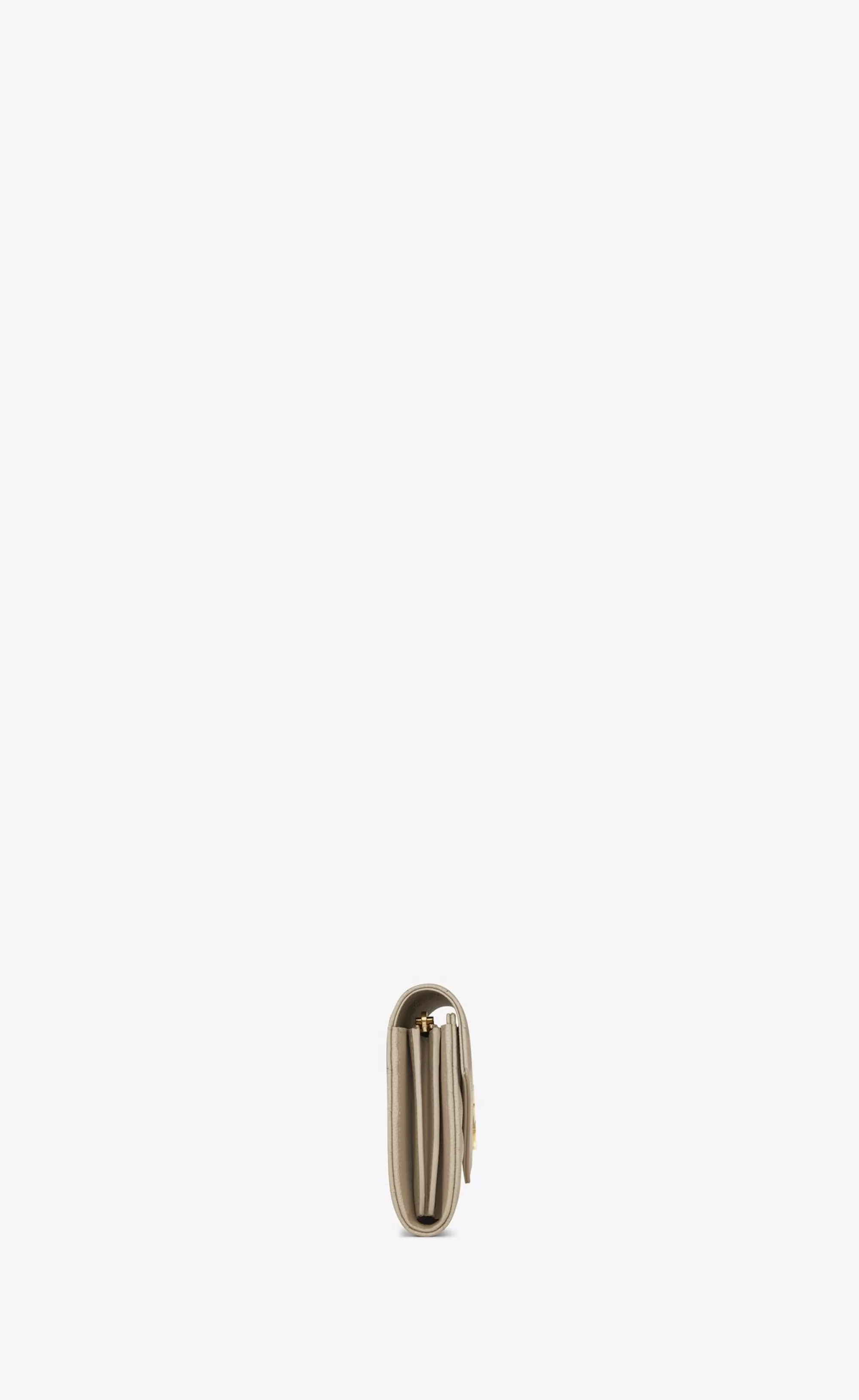 Women Saint Laurent WALLETS^CASSANDRE MATELASSÉ Large Flap Wallet In Grain De Poudre Embossed Leather | | YSL.com