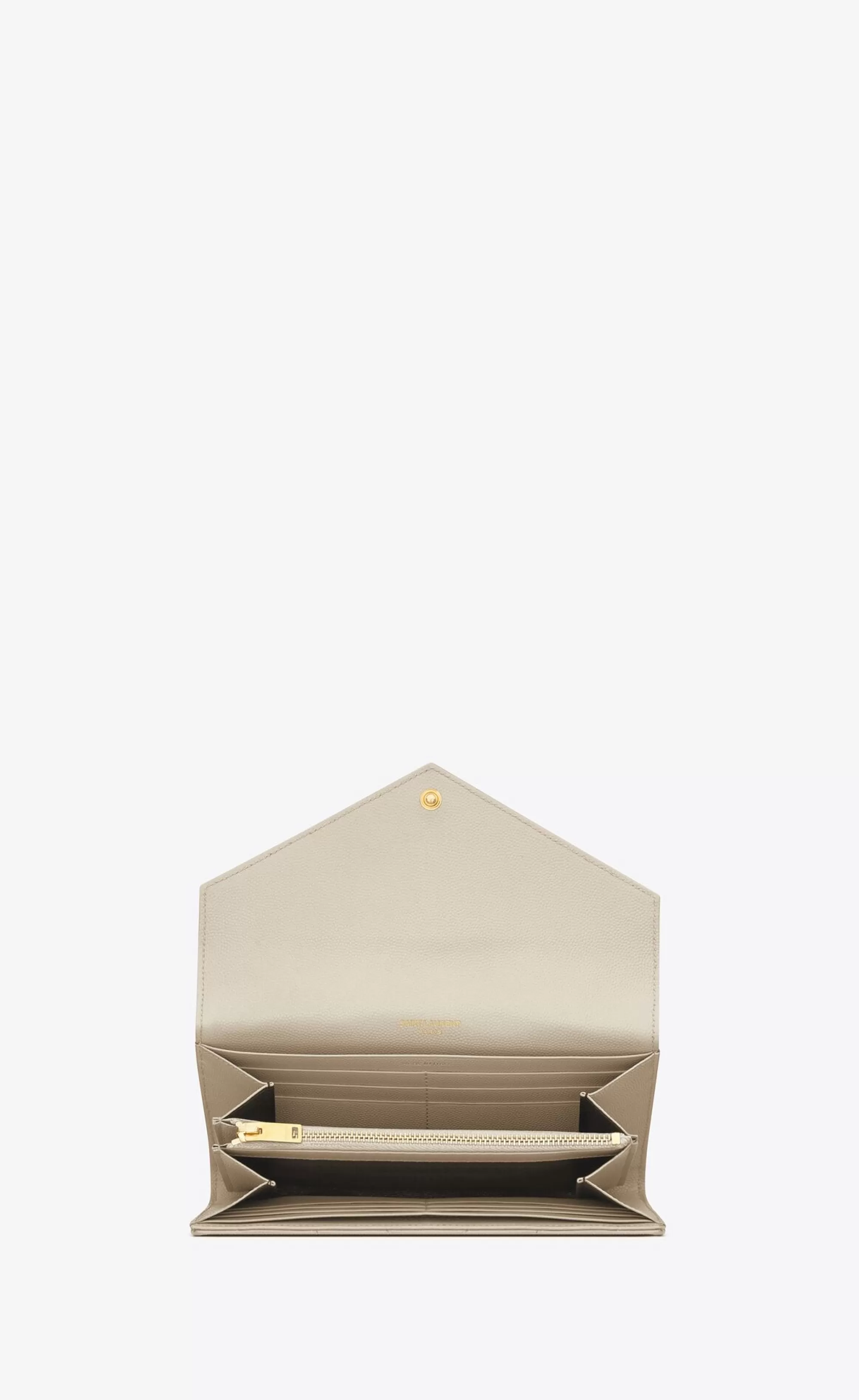 Women Saint Laurent WALLETS^CASSANDRE MATELASSÉ Large Flap Wallet In Grain De Poudre Embossed Leather | | YSL.com