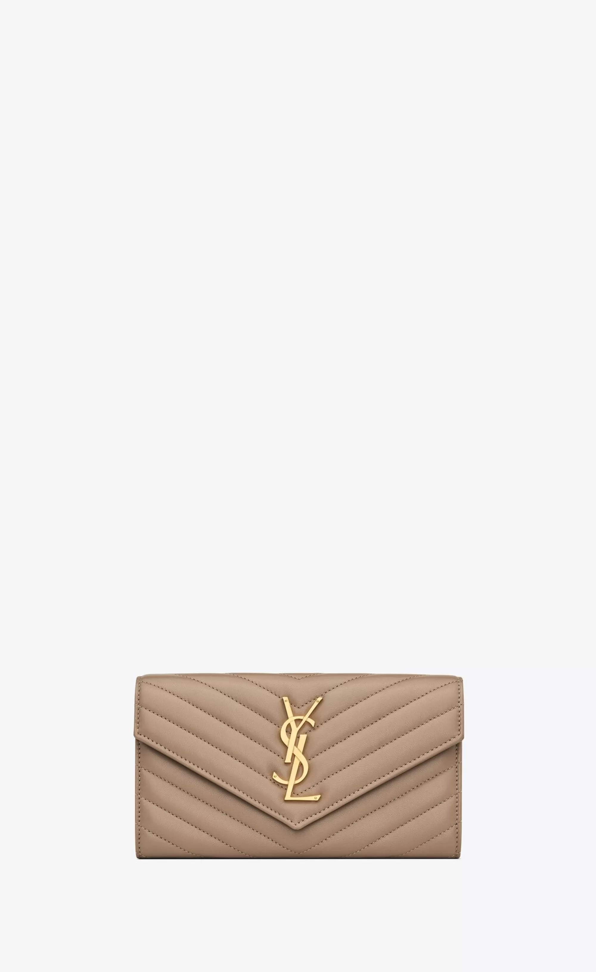 Women Saint Laurent WALLETS^CASSANDRE MATELASSÉ Large Flap Wallet In Lambskin | | YSL.com